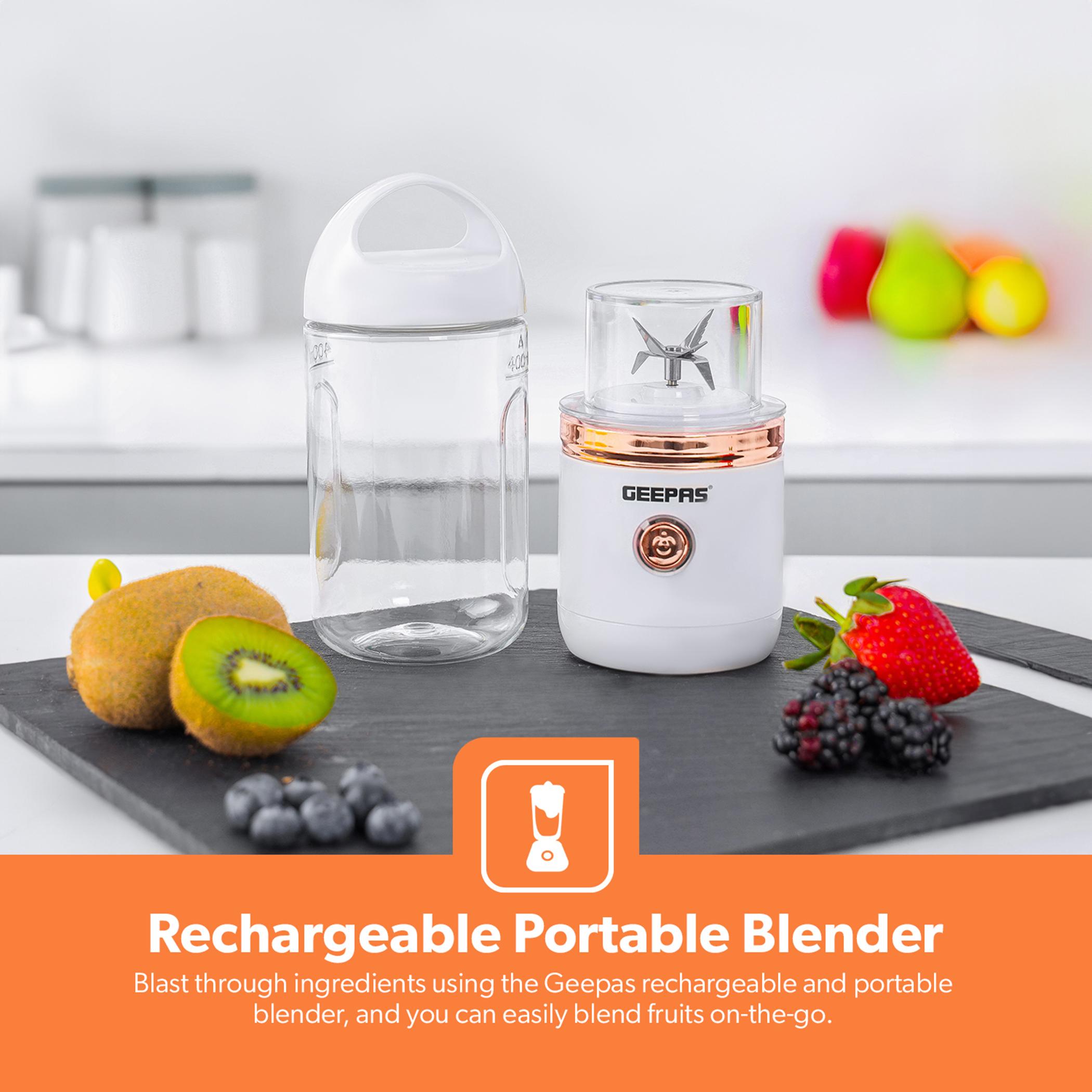 Rechargeable 420 ml Portable Blender- GSB44058-household-appliances-kitchenappliances-blendersmixersandgrinders-image-2