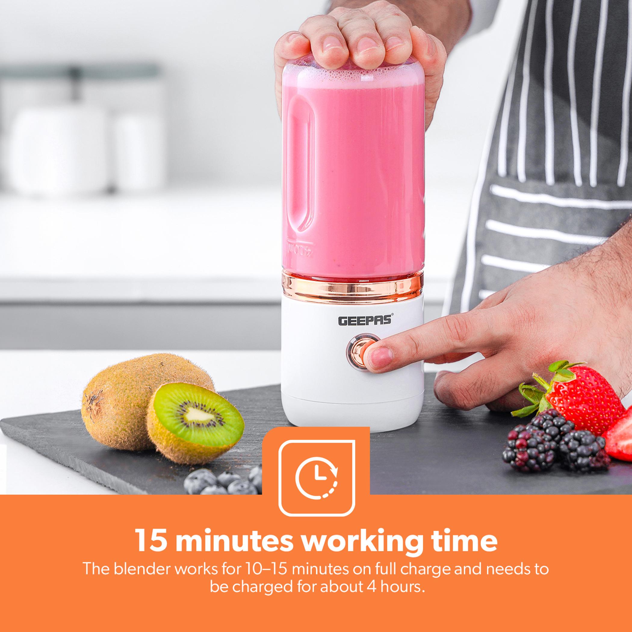 Rechargeable 420 ml Portable Blender- GSB44058-household-appliances-kitchenappliances-blendersmixersandgrinders-image-6