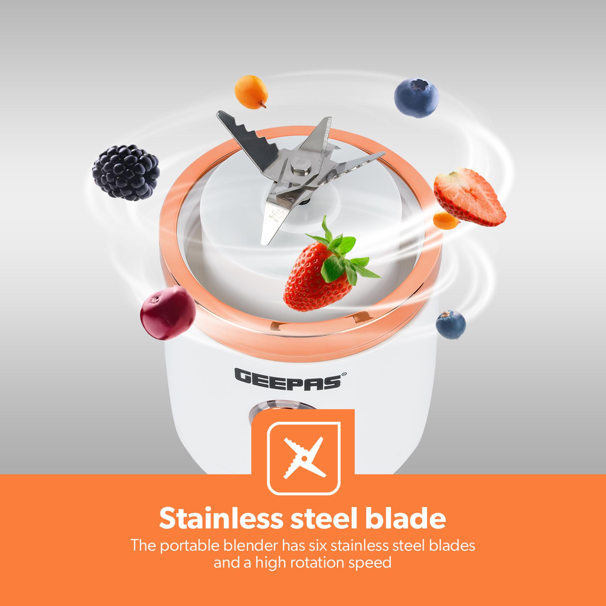 Rechargeable 420 ml Portable Blender- GSB44058-household-appliances-kitchenappliances-blendersmixersandgrinders-image-7