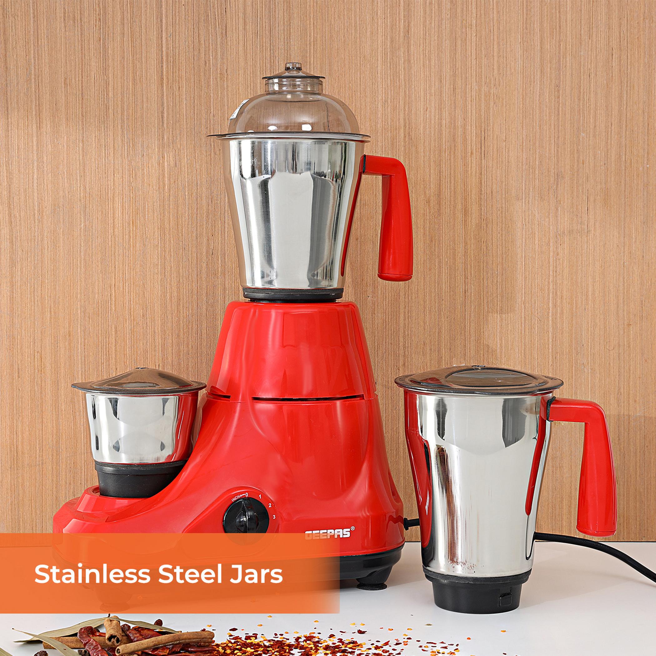 750W 3-in-1 Mixer Grinder with Stainless Steel Jars - GSB5081-household-appliances-kitchenappliances-blendersmixersandgrinders-image-2