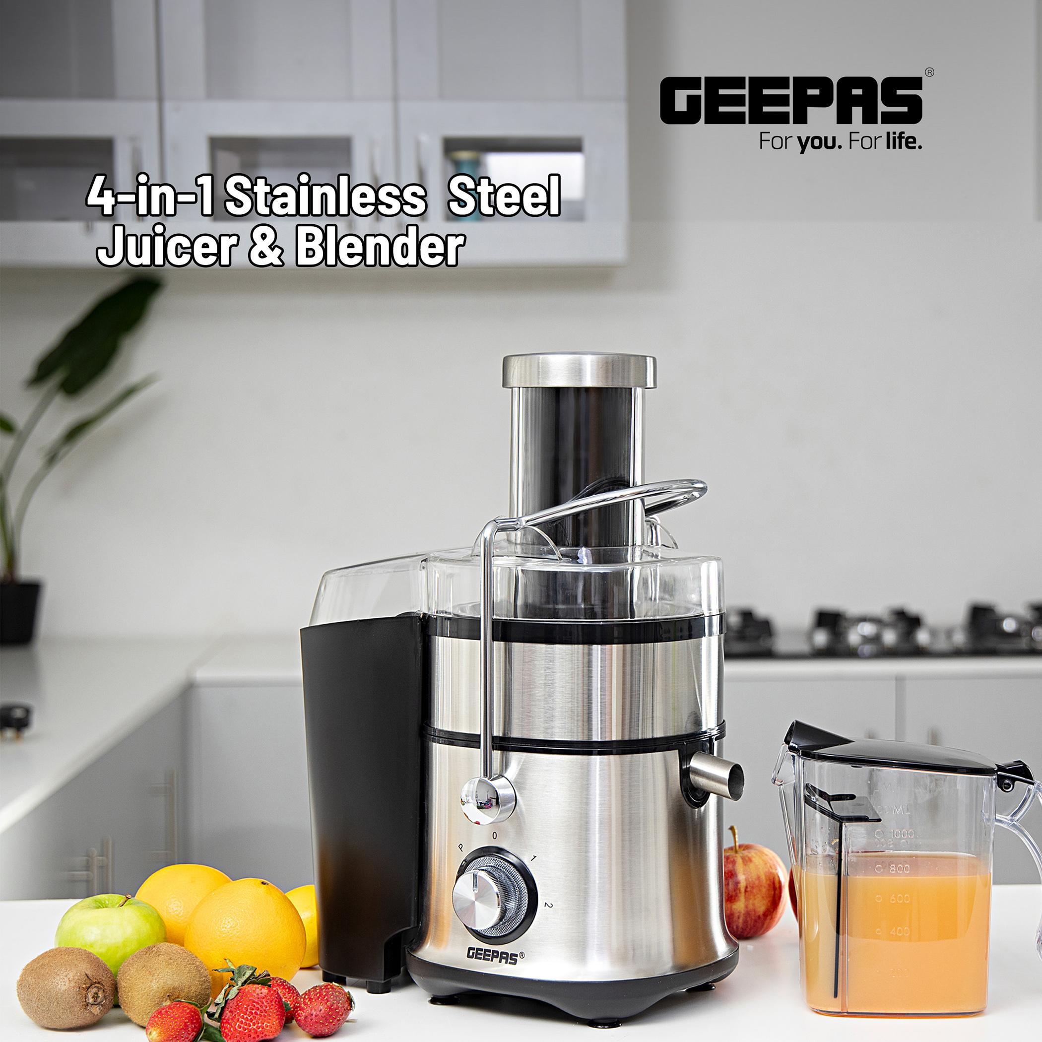 Stainless Steel 800W 4-in-1 Electric Juicer and Blender - GSB5451-household-appliances-kitchenappliances-blendersmixersandgrinders-image-5