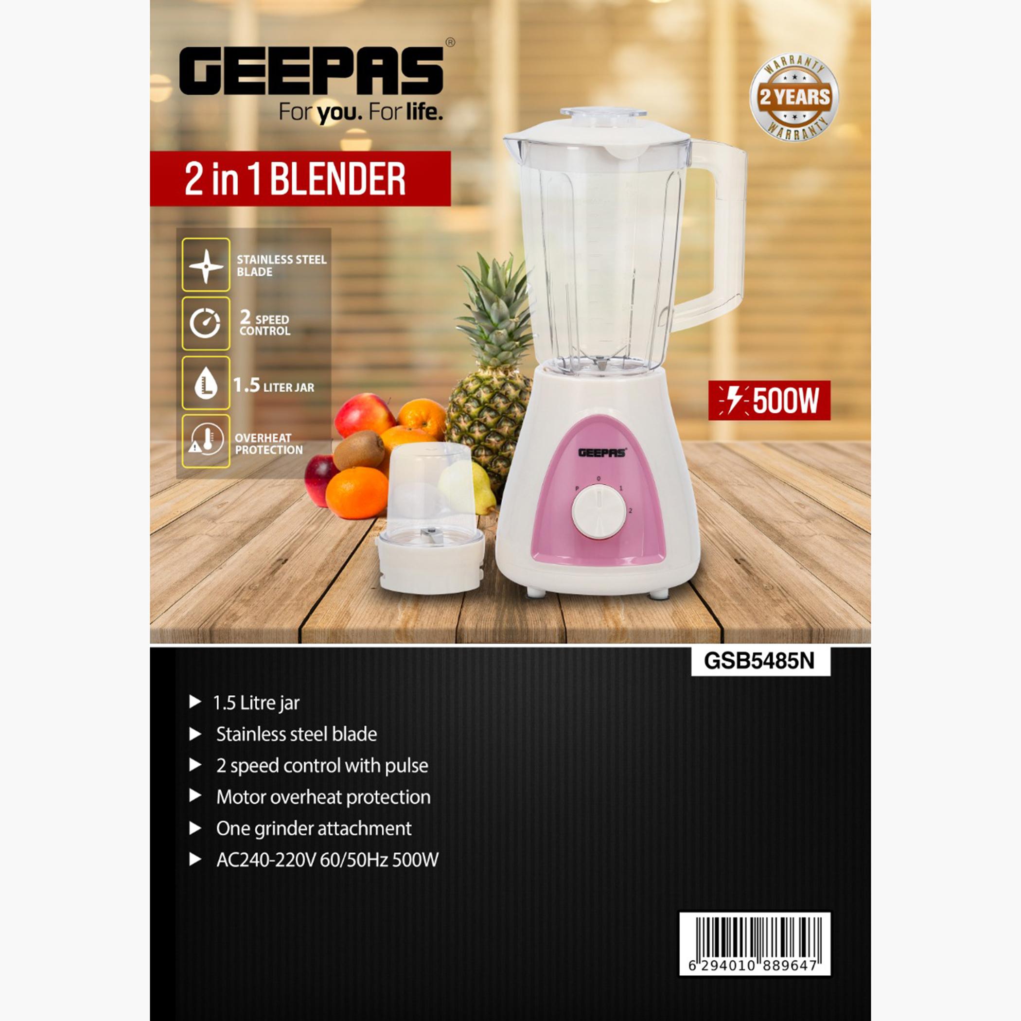 500W 2-in-1 Blender - GSB5485-household-appliances-kitchenappliances-blendersmixersandgrinders-image-7