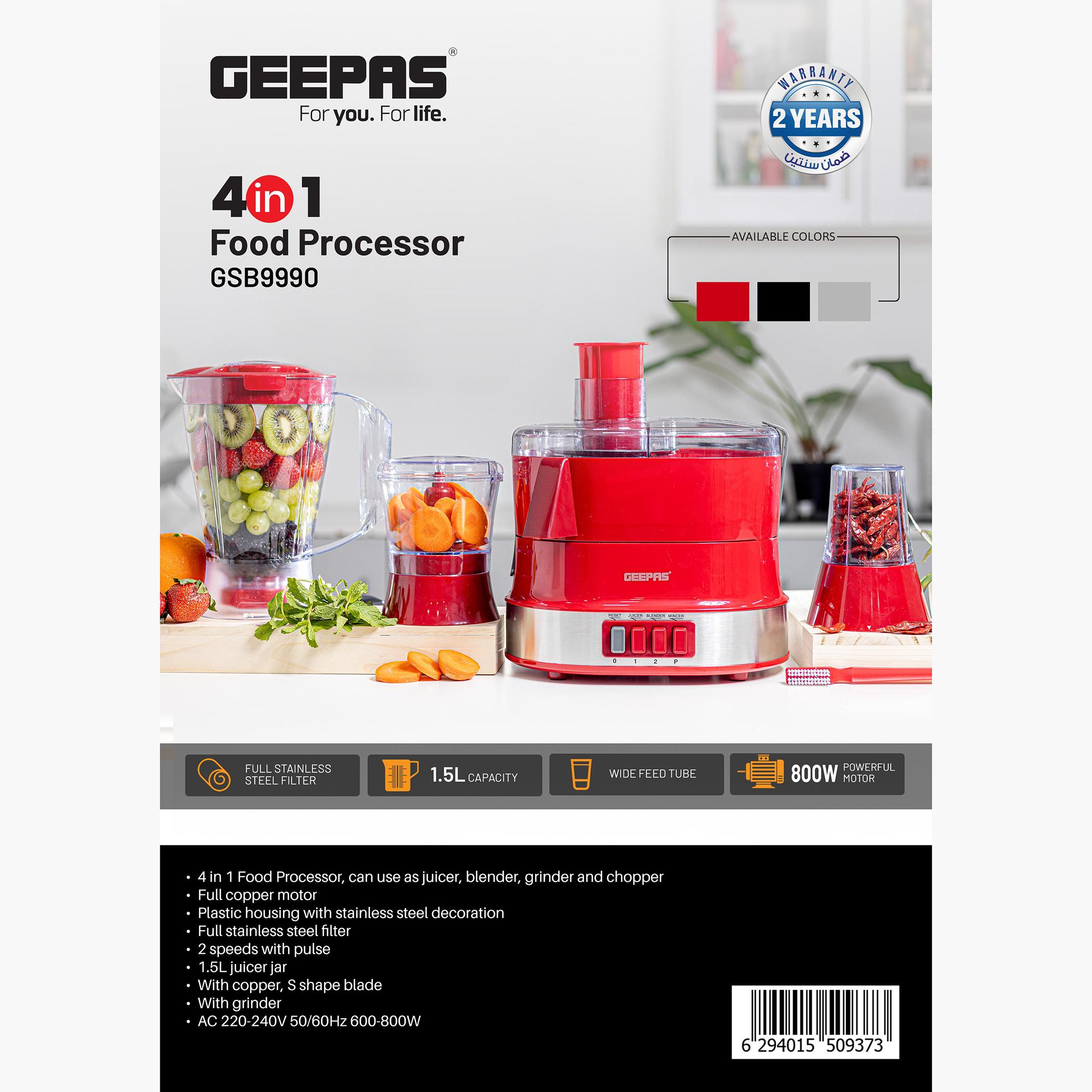 800W 4-in-1 Food Processor - GSB9990-household-appliances-kitchenappliances-blendersmixersandgrinders-image-6