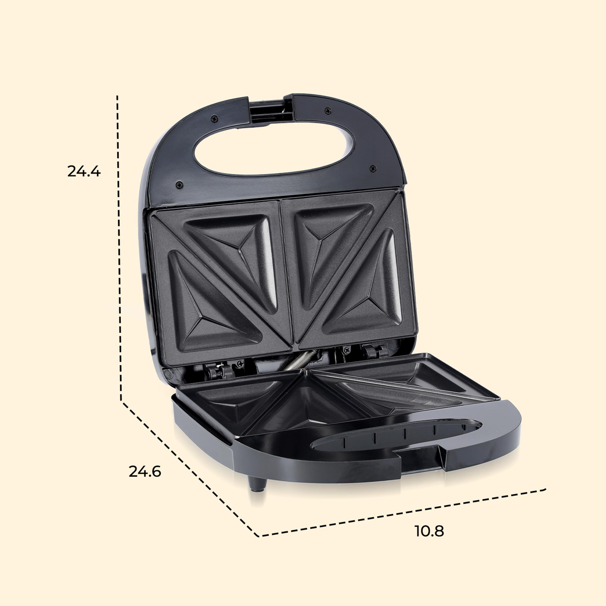 700W 2-Slice Grill Maker with Non-Stick Plates - GGM6002-household-appliances-kitchenappliances-otherkitchenappliances-image-6