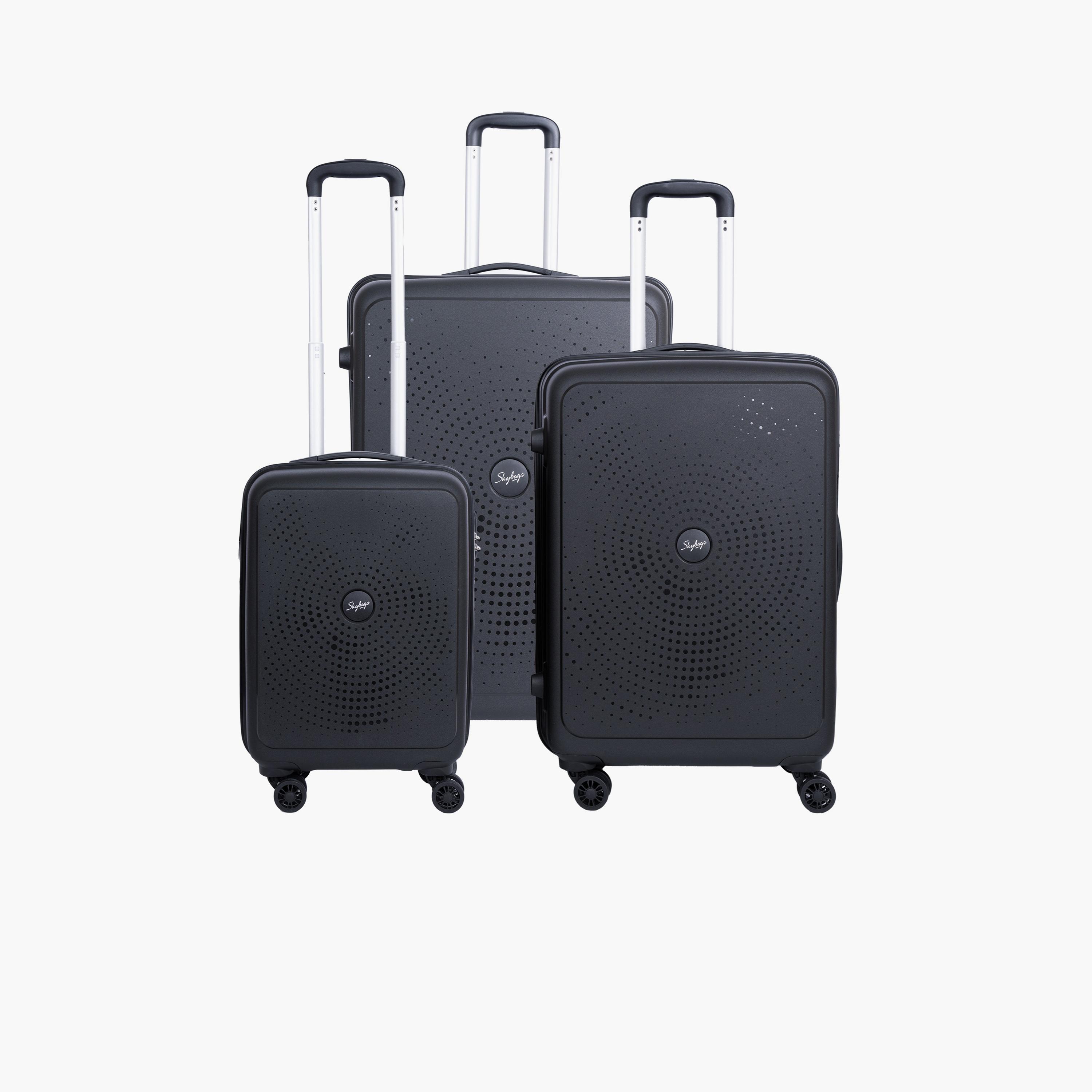 Skybags Zap Set of 3 Polypropylene Hard Sided 4-Wheeler Spinner Trolley Bag with Combination Lock | ZAP-B3-1910-travel-luggagesandbags-luggage-image-1