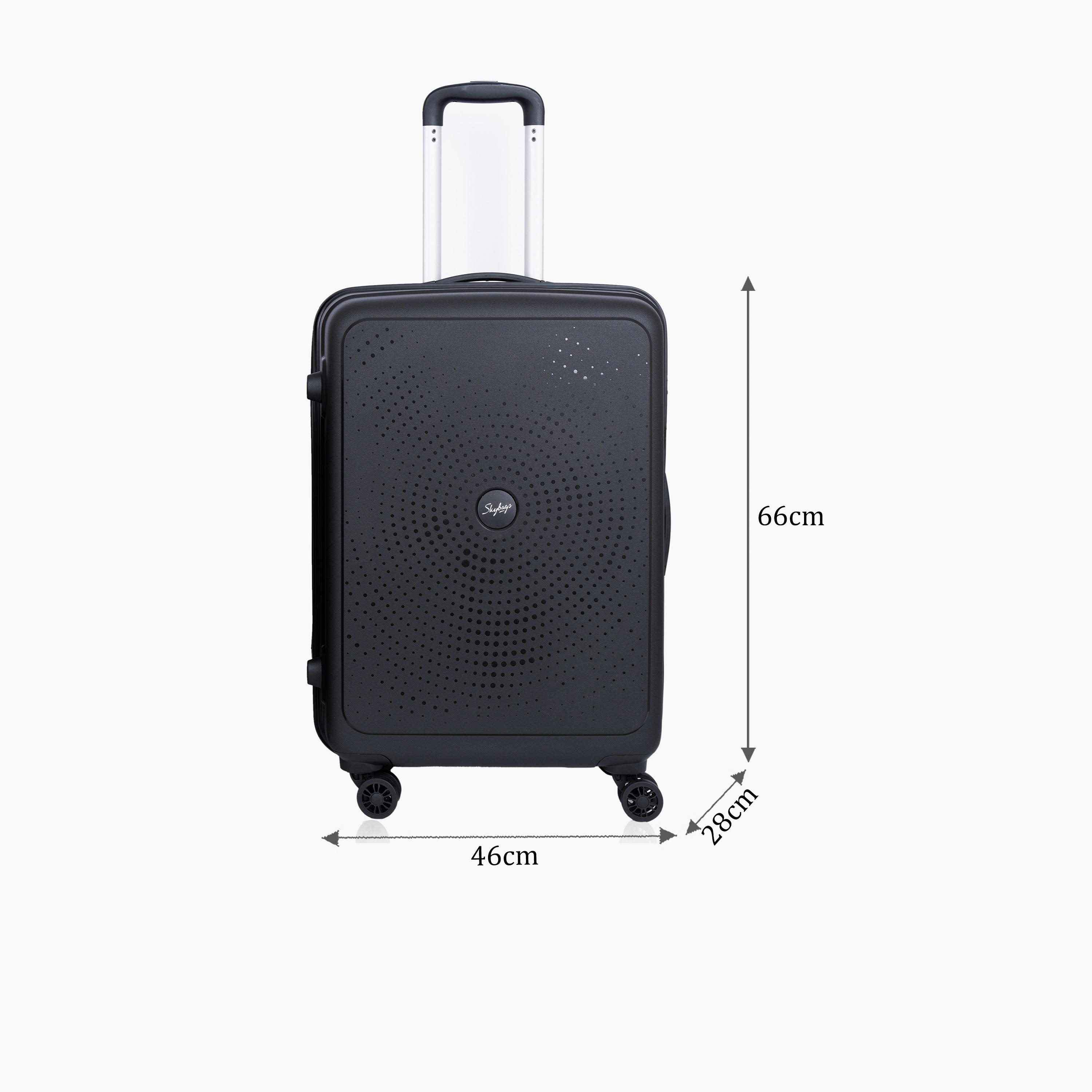 Skybags Zap 66 CM Medium Check-in Polypropylene Hard Sided 4-Wheeler Spinner Trolley Bag with Combination Lock | ZAP-B24-1913-travel-luggagesandbags-luggage-image-2
