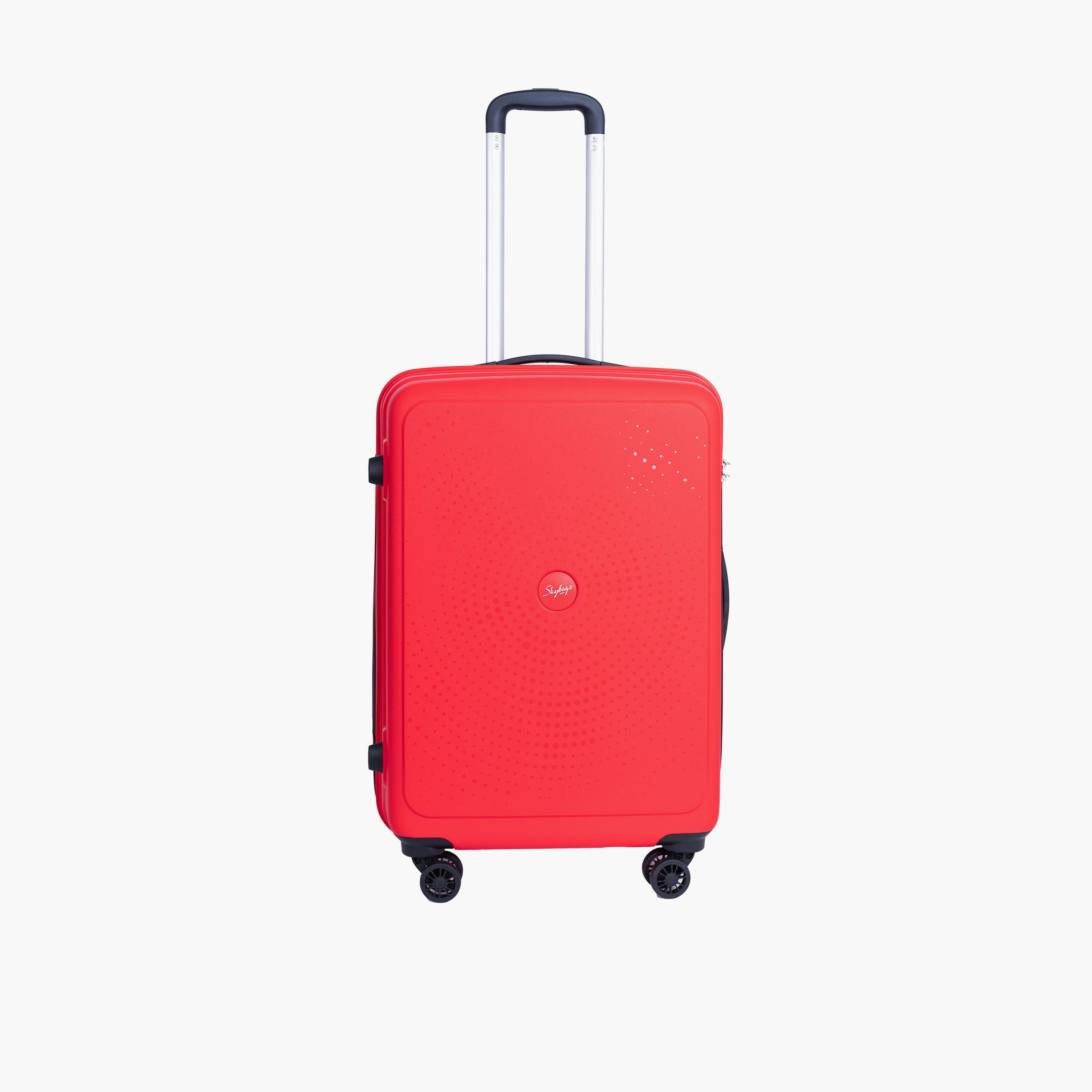 Skybags Zap 66 CM Medium Check-in Polypropylene Hard Sided 4-Wheeler Spinner Trolley Bag with Combination Lock | ZAP-R24-1908-travel-luggagesandbags-luggage-image-1