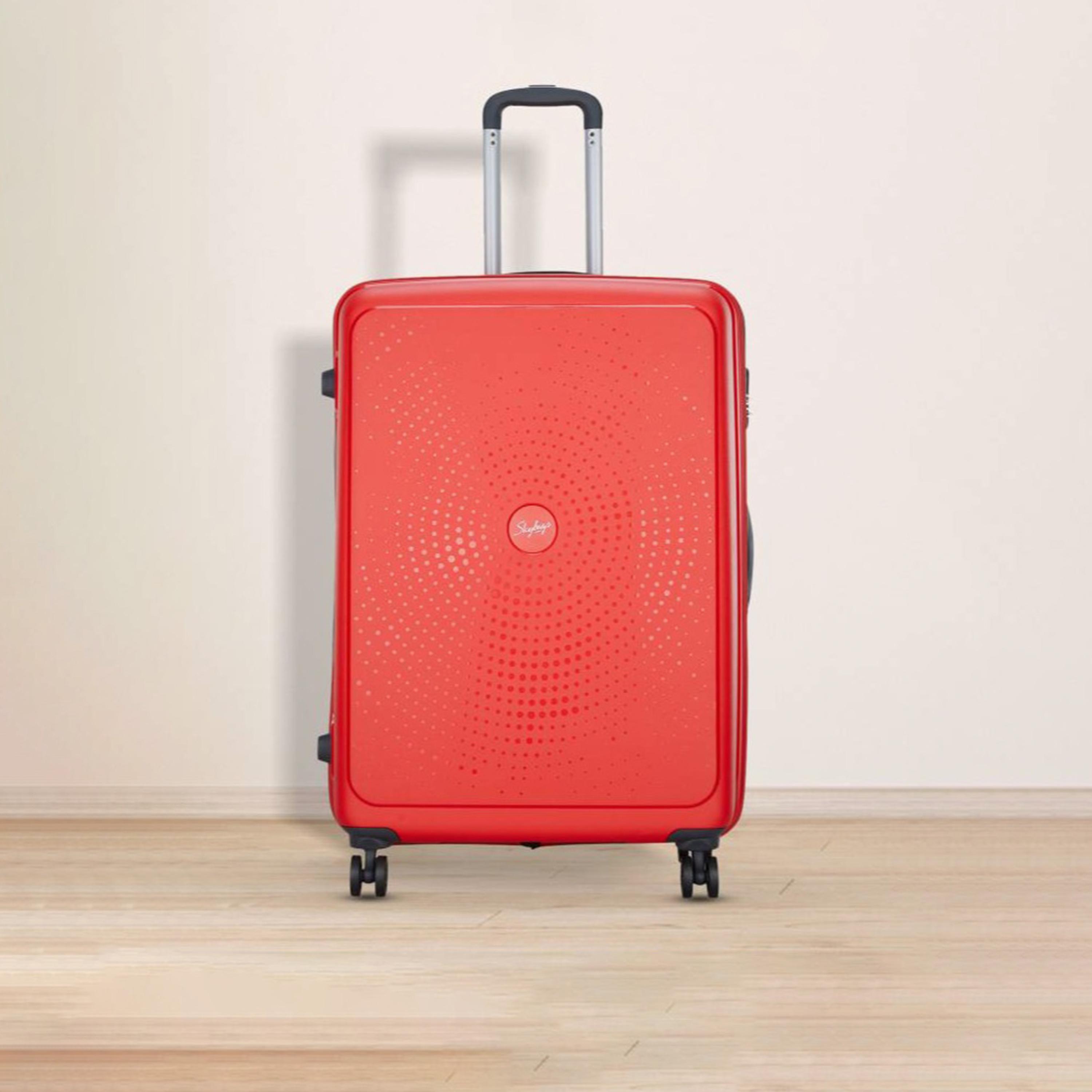 Skybags Zap 66 CM Medium Check-in Polypropylene Hard Sided 4-Wheeler Spinner Trolley Bag with Combination Lock | ZAP-R24-1908-travel-luggagesandbags-luggage-image-9