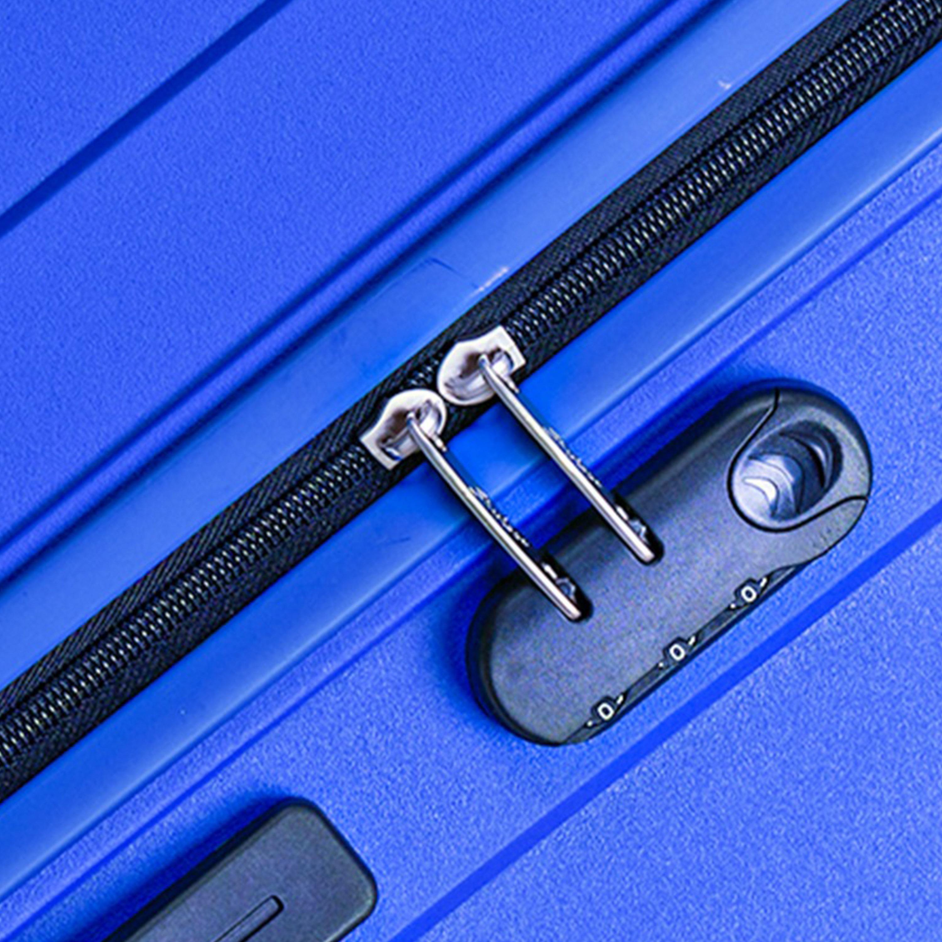 Skybags Zap 66 CM Medium Check-in Polypropylene Hard Sided 4-Wheeler Spinner Trolley Bag with Combination Lock | ZAP-BL24-1903-travel-luggagesandbags-luggage-image-7