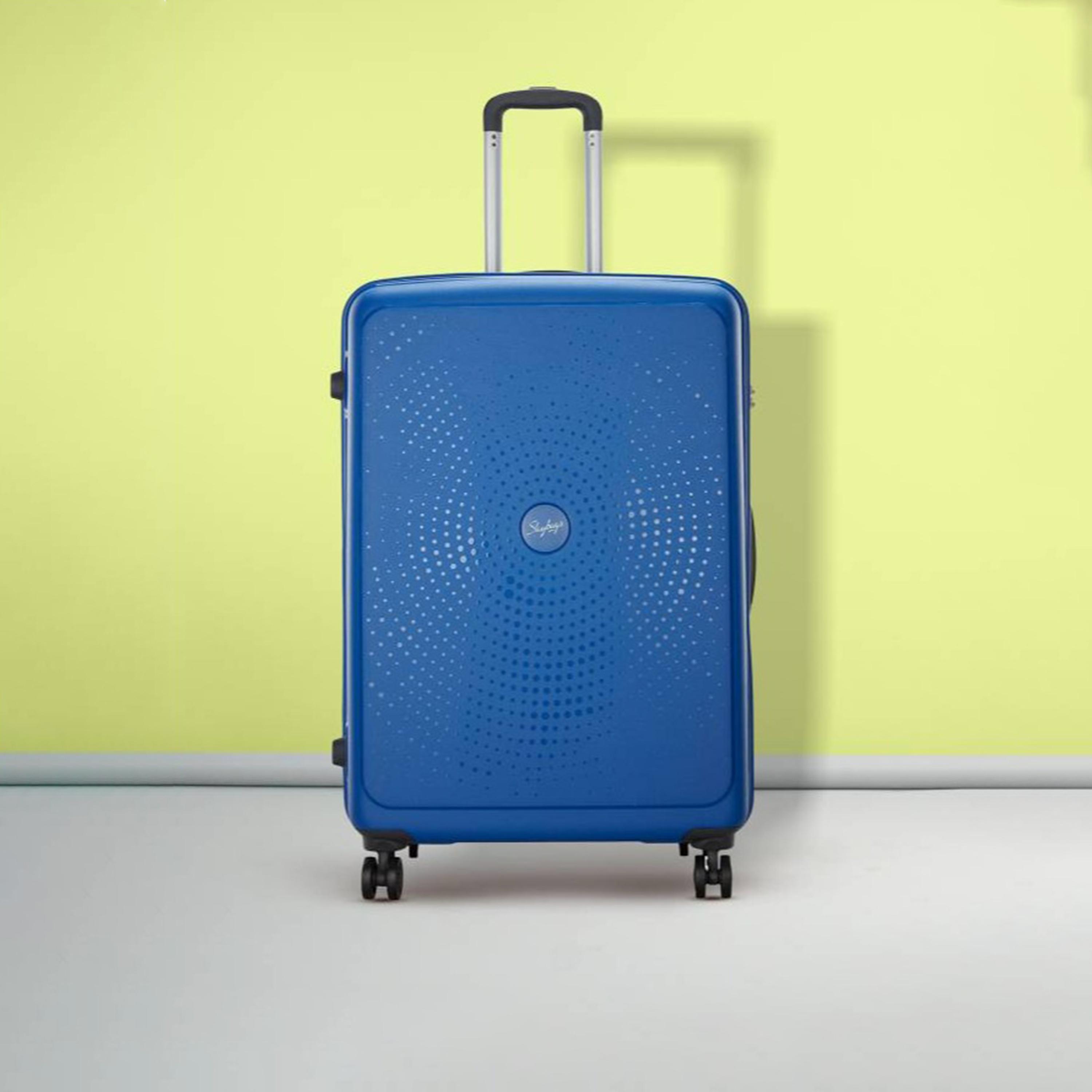 Skybags Zap 66 CM Medium Check-in Polypropylene Hard Sided 4-Wheeler Spinner Trolley Bag with Combination Lock | ZAP-BL24-1903-travel-luggagesandbags-luggage-image-8