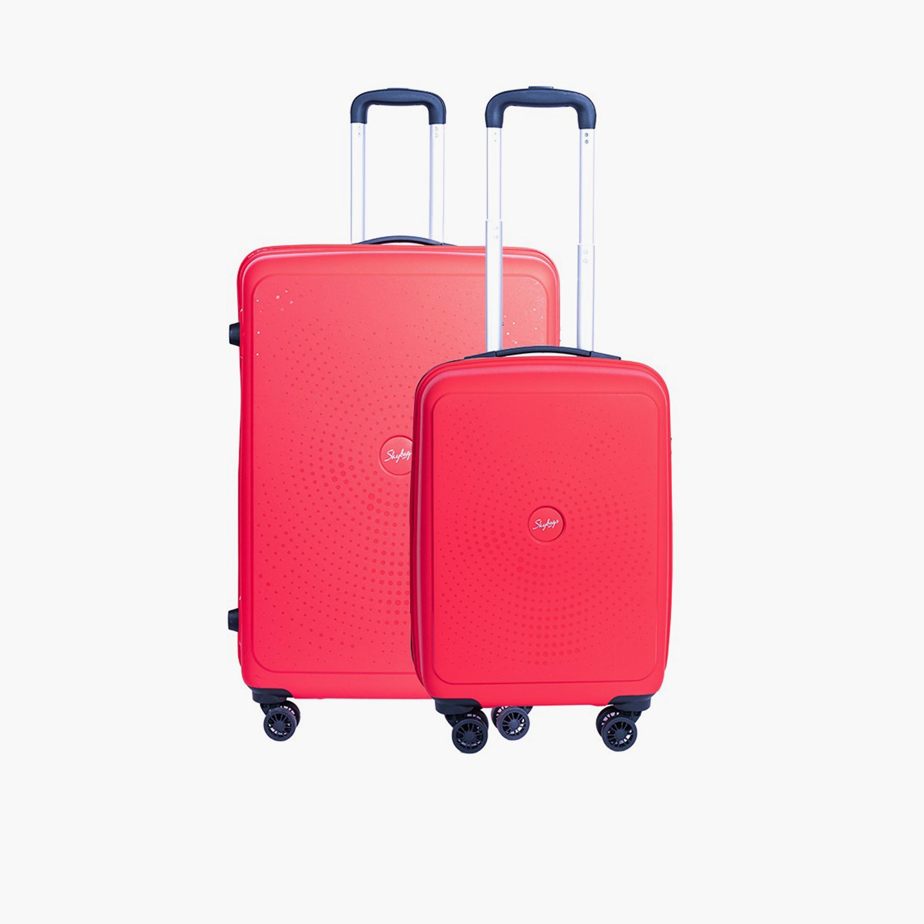 Skybags Zap Set of 2 Polypropylene Hard Sided 4-Wheeler Spinner Trolley Bag with Combination Lock | ZAP-R2-1906-travel-luggagesandbags-luggage-image-1