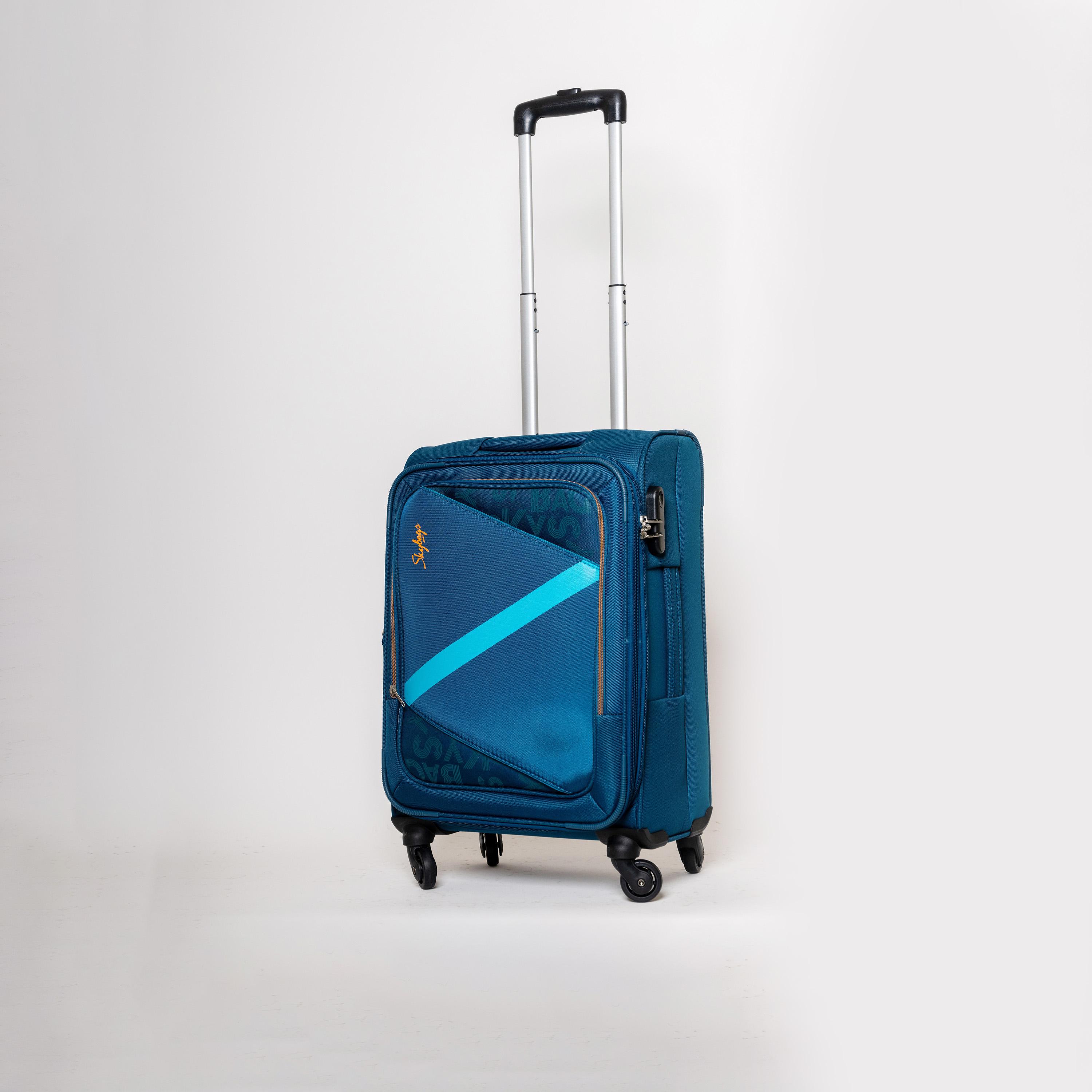 Skybags Spotlight Set of 2 Polyester Soft Sided 4-Wheeler Spinner Trolley Bag with Built-In Combination Lock | SLIGHT-S2-1601-travel-luggagesandbags-luggage-image-4