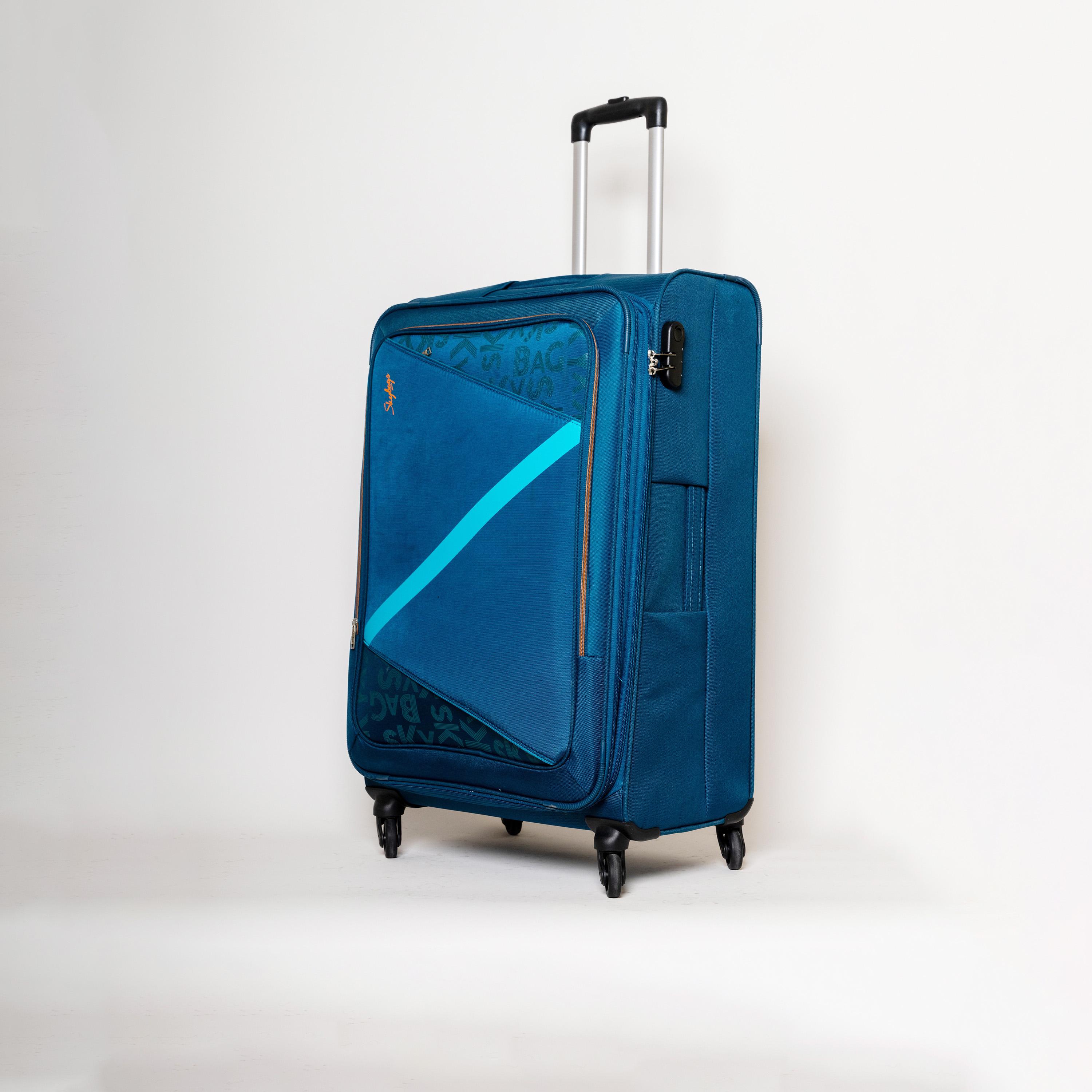 Skybags Spotlight Set of 2 Polyester Soft Sided 4-Wheeler Spinner Trolley Bag with Built-In Combination Lock | SLIGHT-S2-1601-travel-luggagesandbags-luggage-image-5
