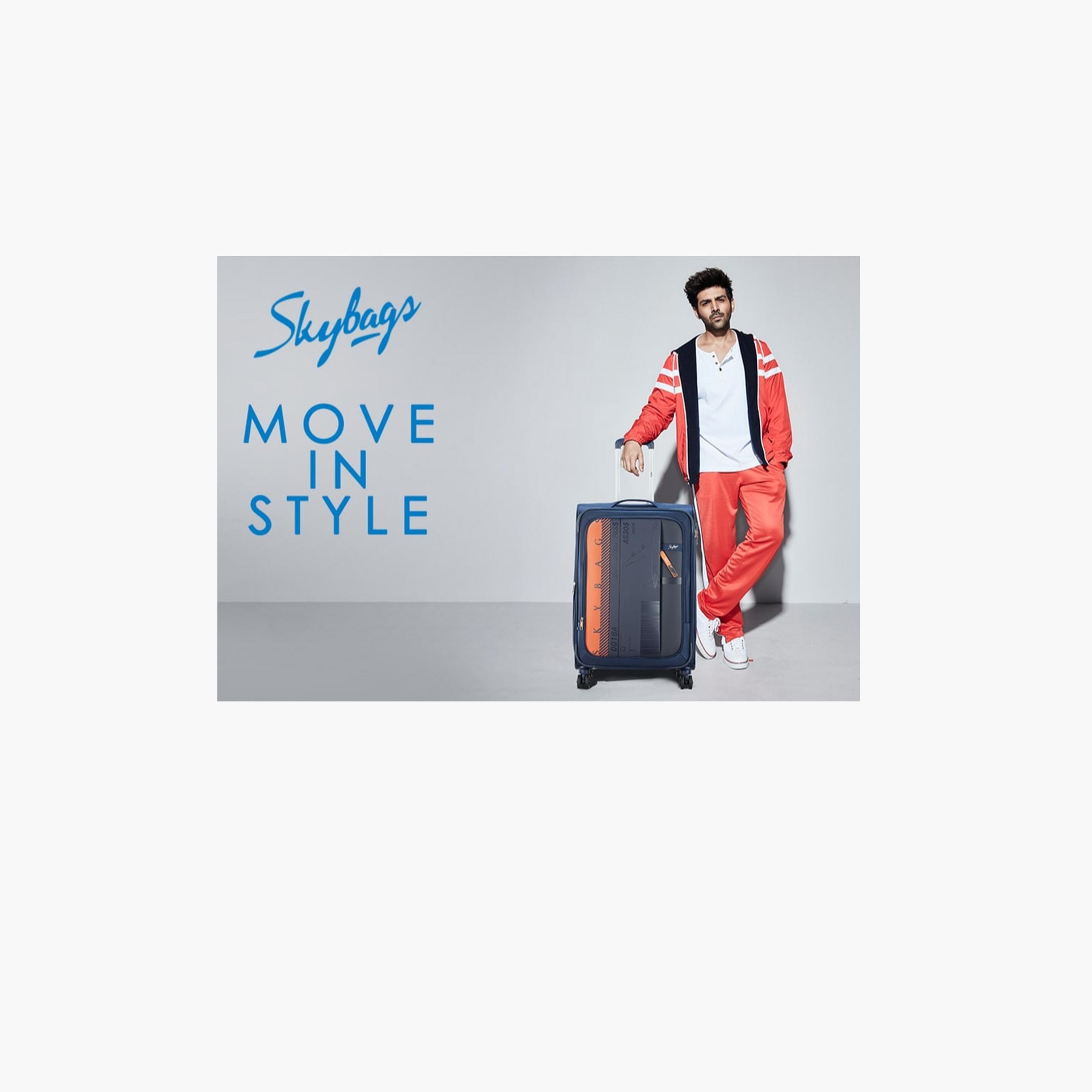 Skybags Airway Pro Set of 2 Polyester Soft Sided 4-Wheeler Spinner Trolley Bag with TSA Lock | AIRWAY-S2-1201-travel-luggagesandbags-luggage-image-5