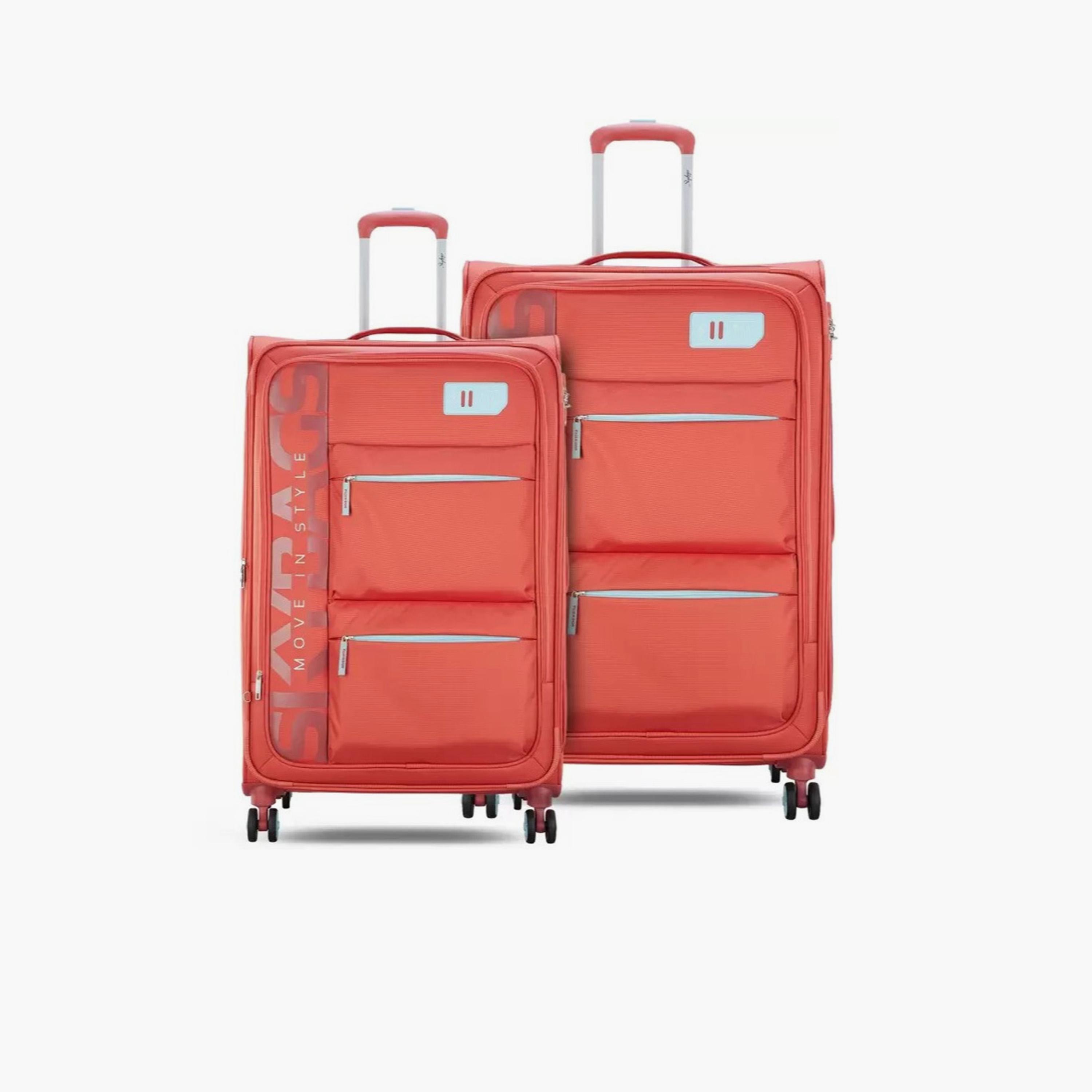 Skybags Vanguard Set of 2 Polyester Soft Sided 4-Wheeler Spinner Trolley Bag with TSA Lock | VGUARD-S2-1706--travel-luggagesandbags-luggage-image-1