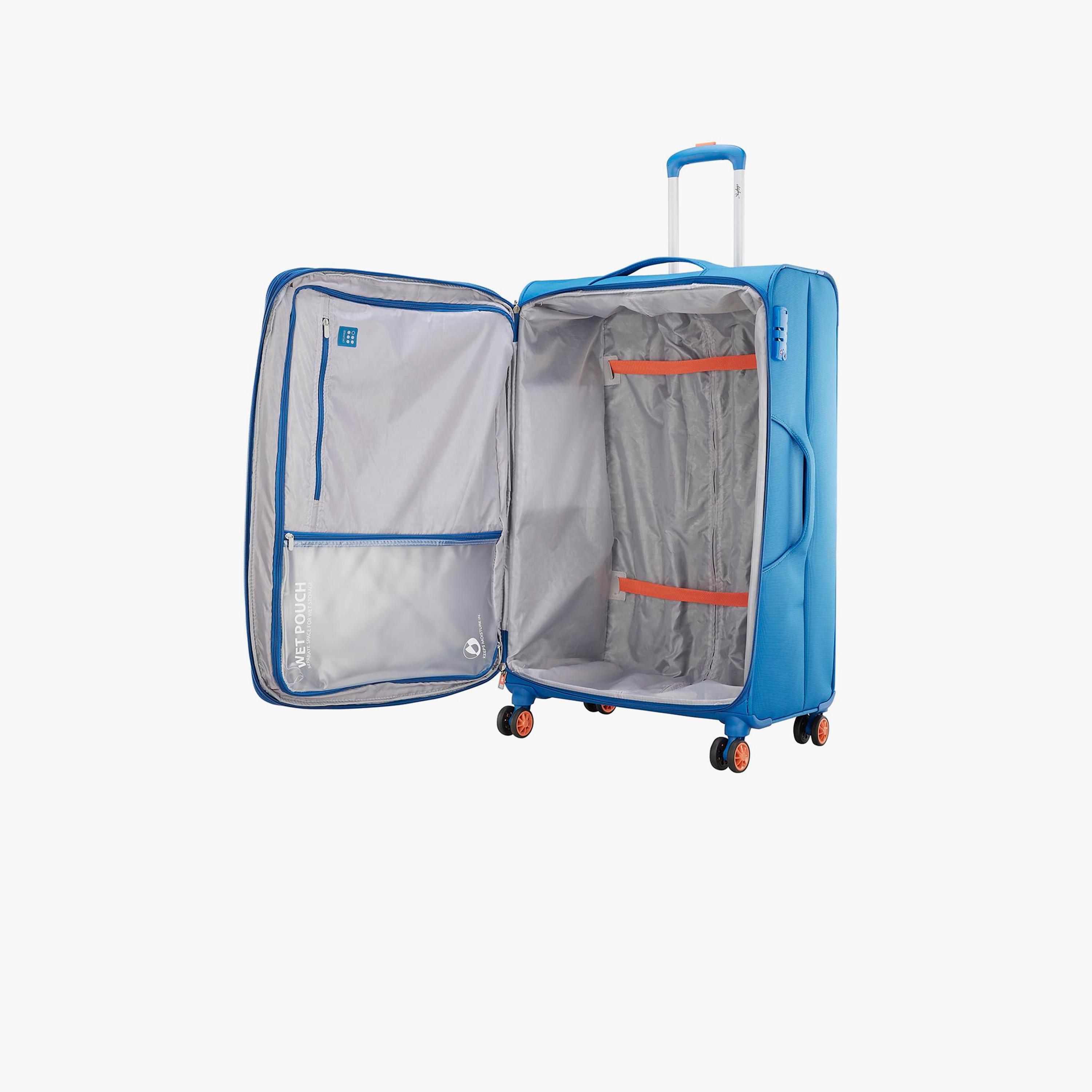 Skybags Vanguard Set of 2 Polyester Soft Sided 4-Wheeler Spinner Trolley Bag with TSA Lock | VGUARD-S2-1701-travel-luggagesandbags-luggage-image-5