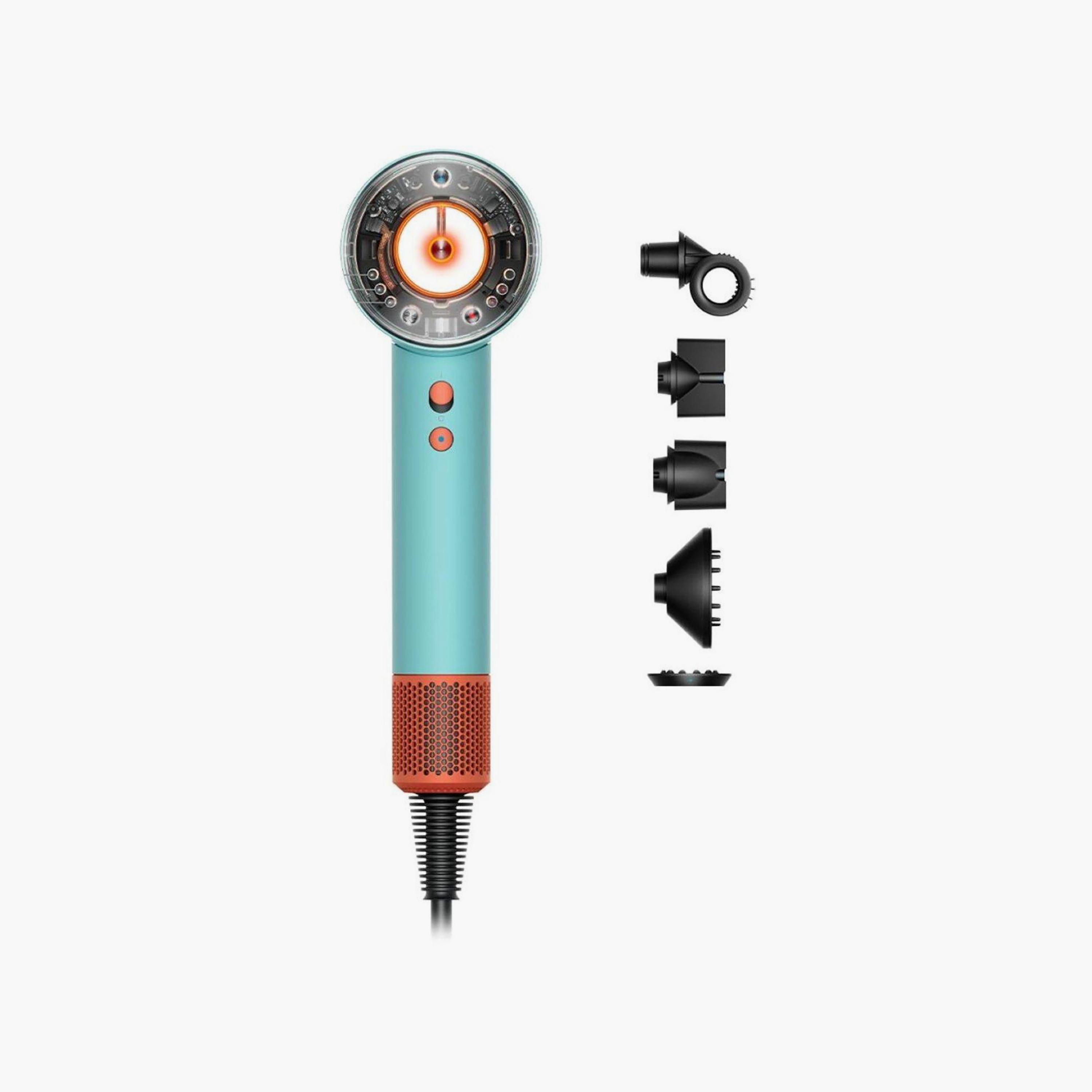 مجفف الشعر سوبر سونيك نورال مع طلاء سيراميكي باتينا وتوباز من دايسون | HD16-beautyandpersonalcare-appliances-hairstylingtools-hairdryers-image-1
