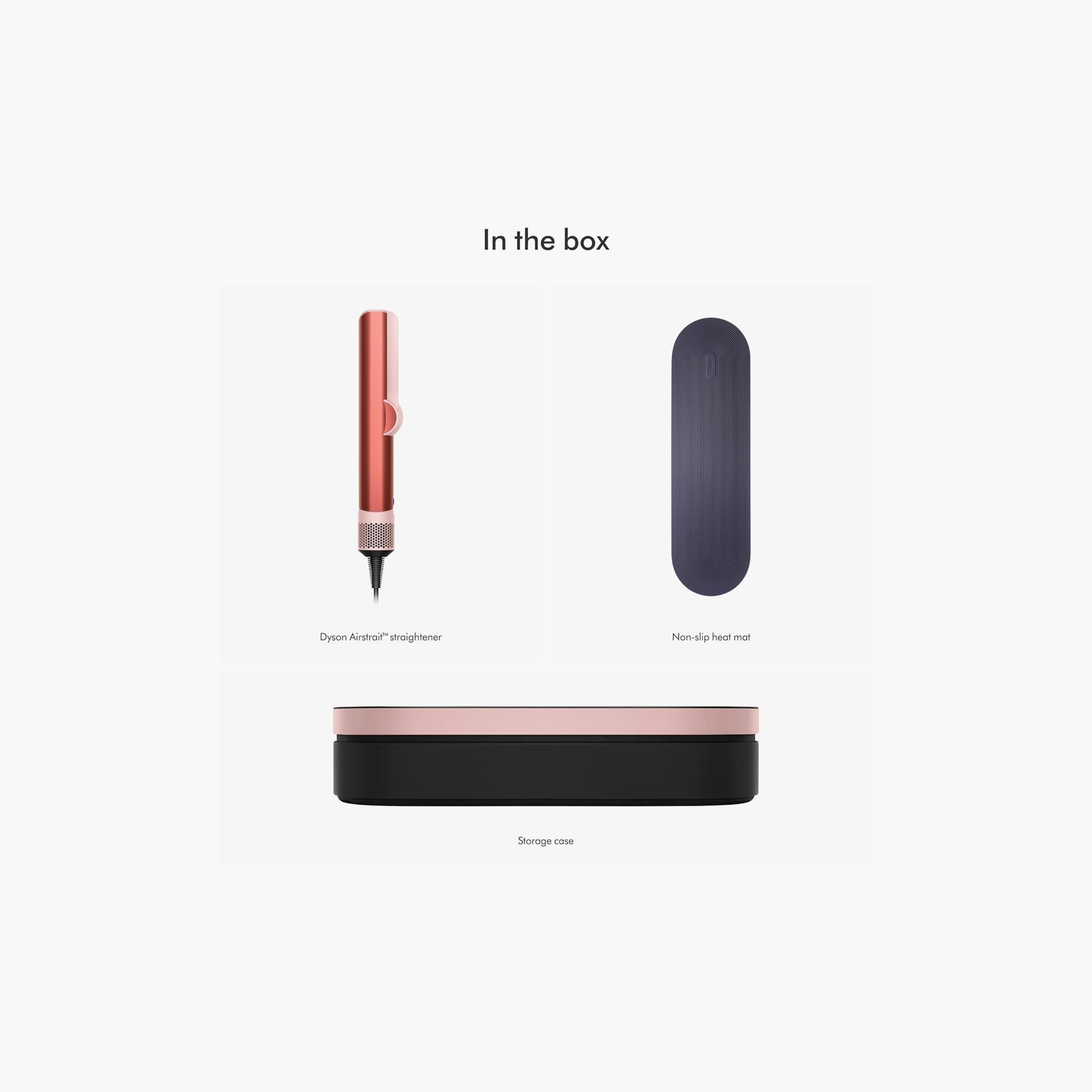 مكواة فرد الشعر ايرستريت برونزي فراولة ووردي بلاش من دايسون | 123456-beautyandpersonalcare-appliances-hairstylingtools-curlingandstyler-image-2