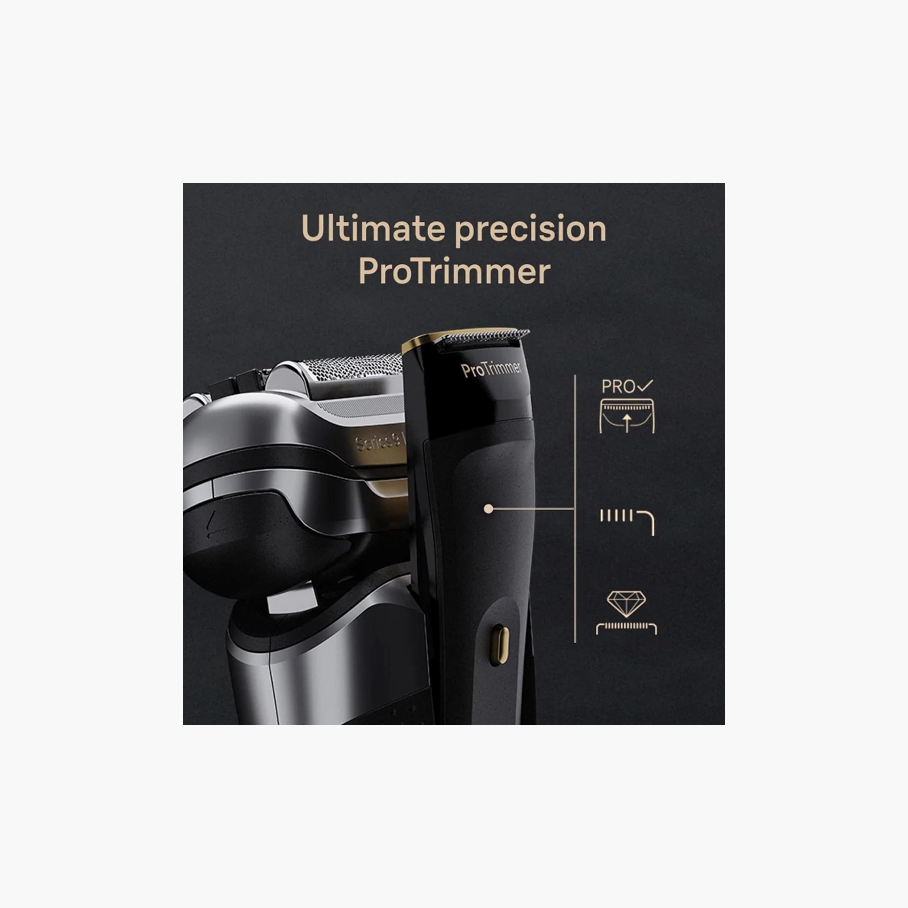 ماكينة حلاقة سلسلة 9 برو للاستخدام الجاف والمبلل من براون | 9569CC-beautyandpersonalcare-mens-shaving-image-5