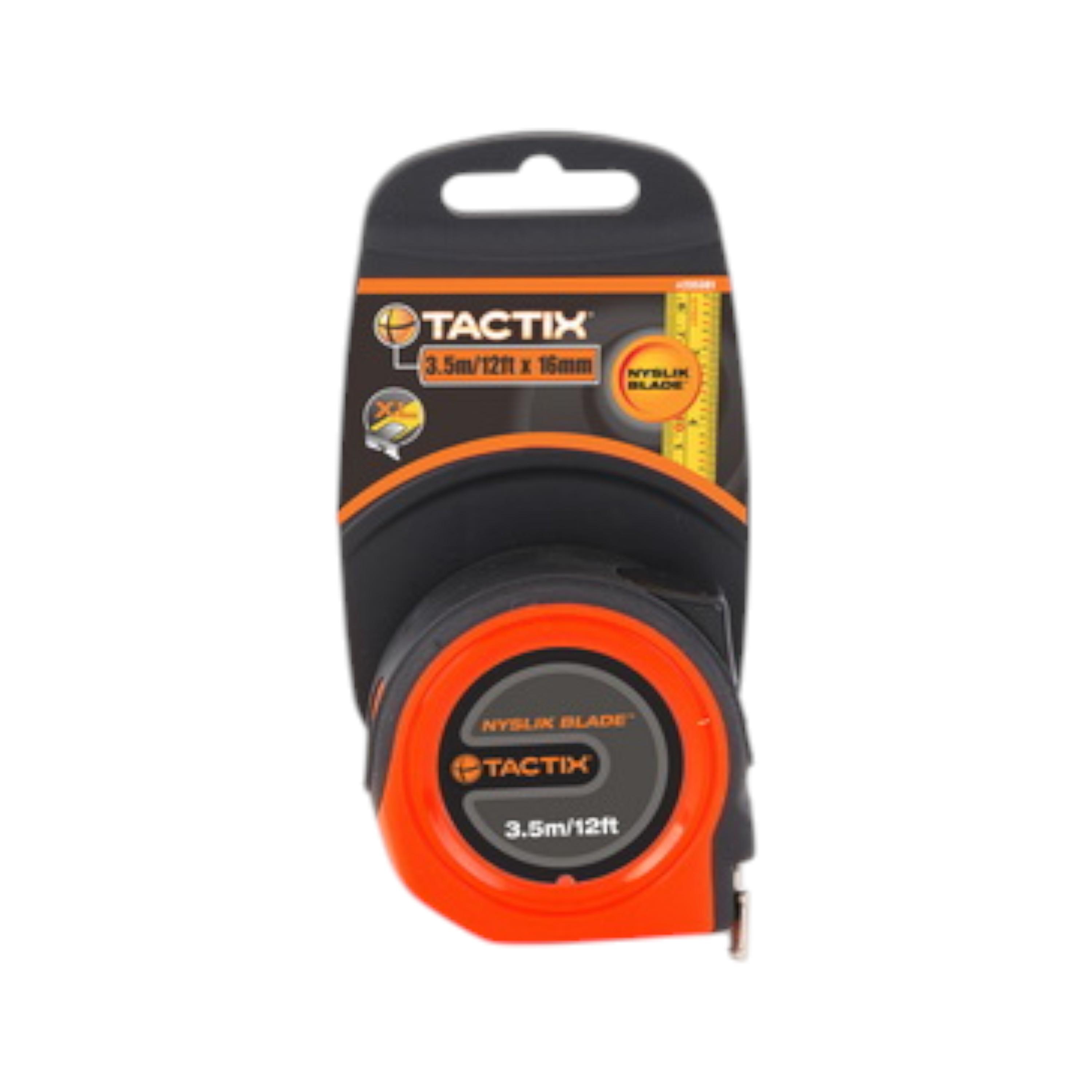 Tactix Measure Tape with Impact-Resistant Case