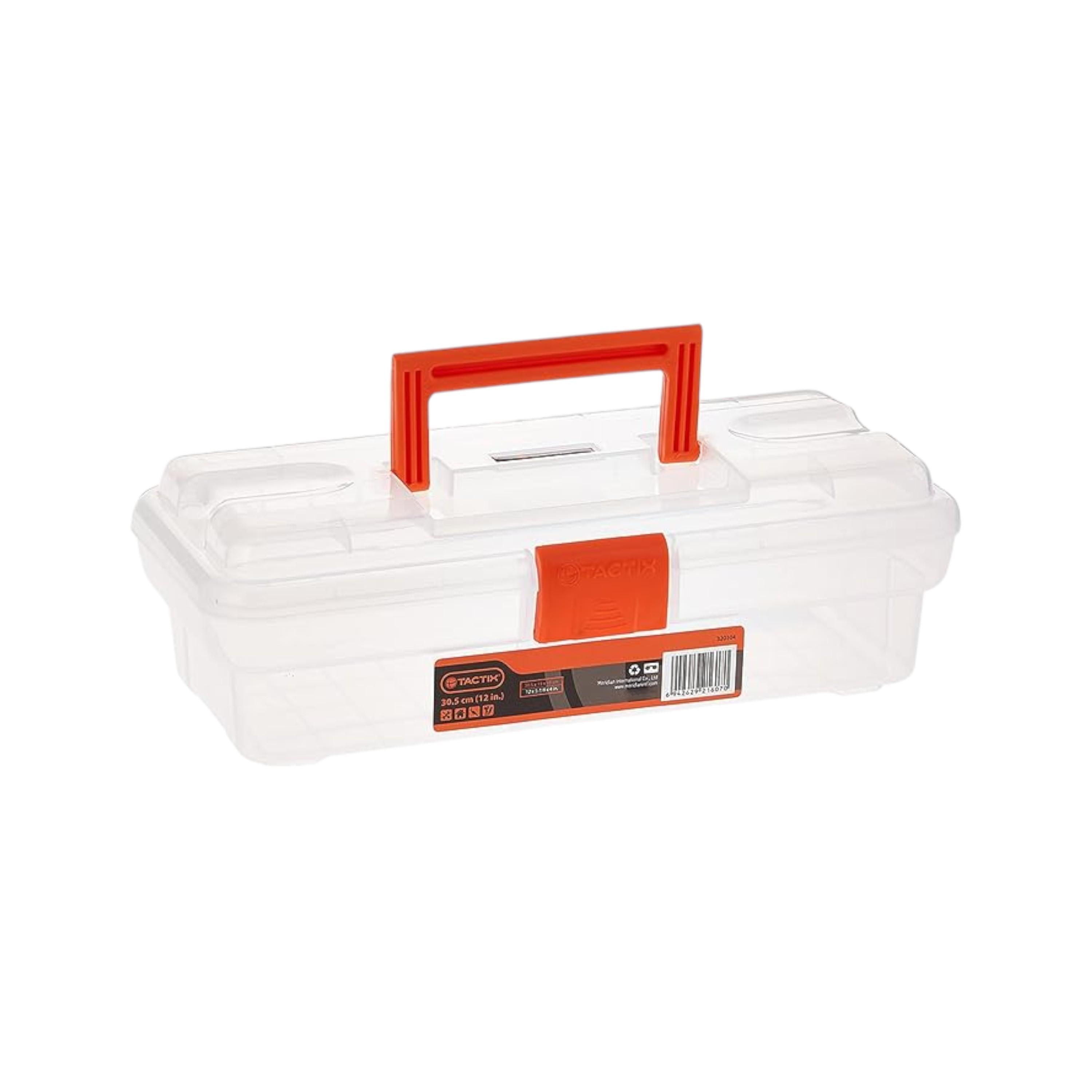 Tactix Toolbox with Handle - 30x15x10 cm
