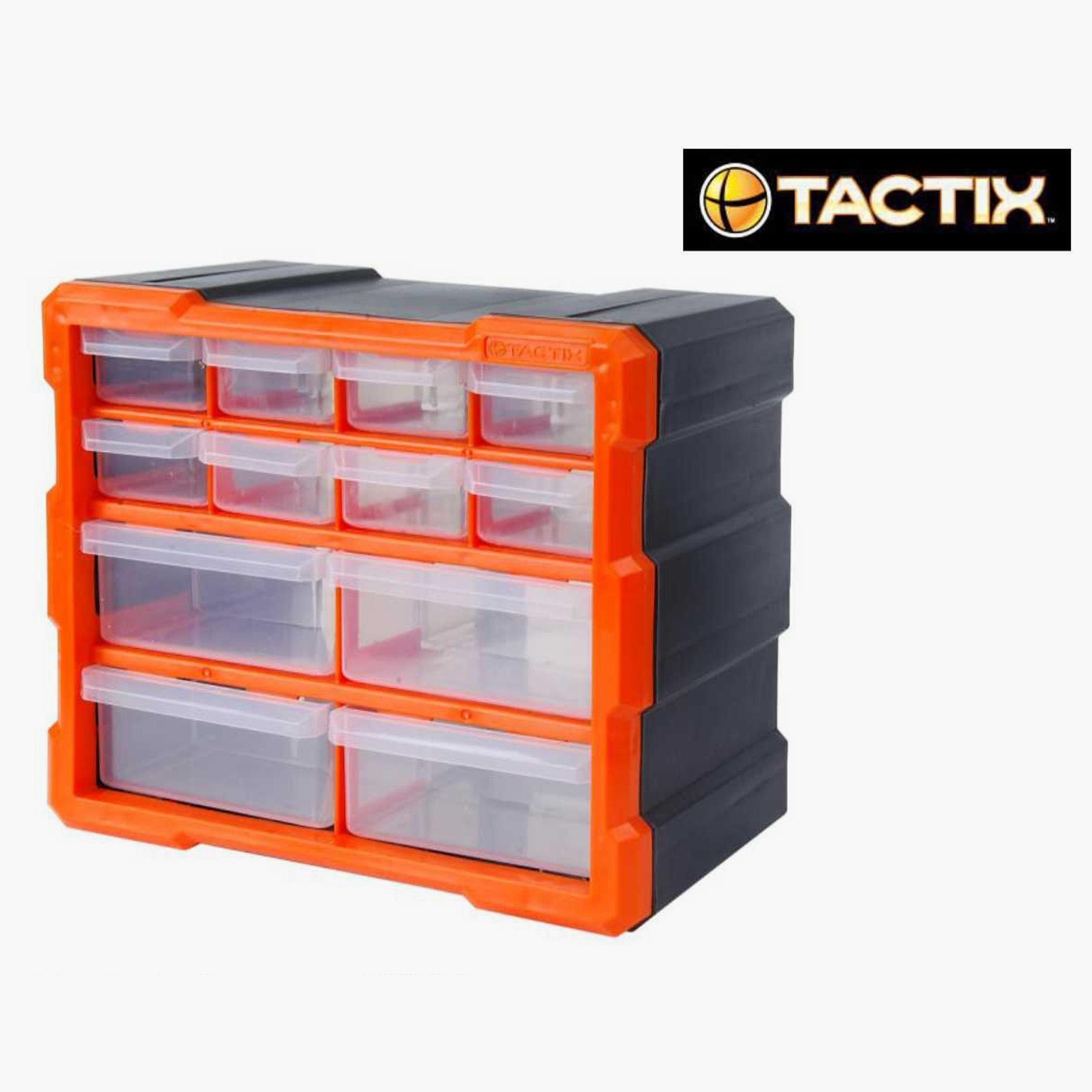 Tactix 12-Drawer Storage Bin