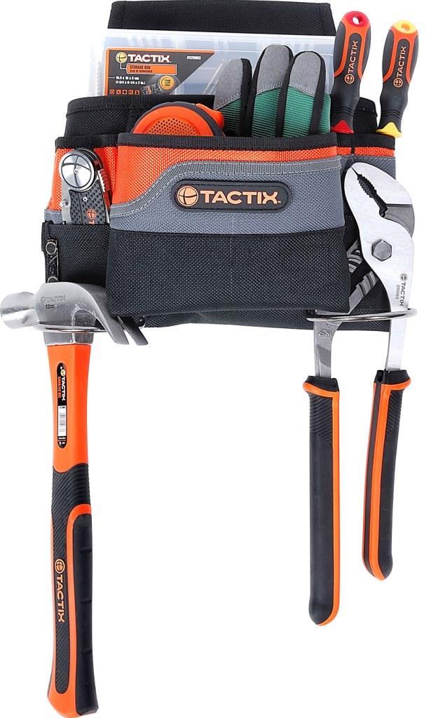 Tactix 8-Pocket Tool Belt Pouch