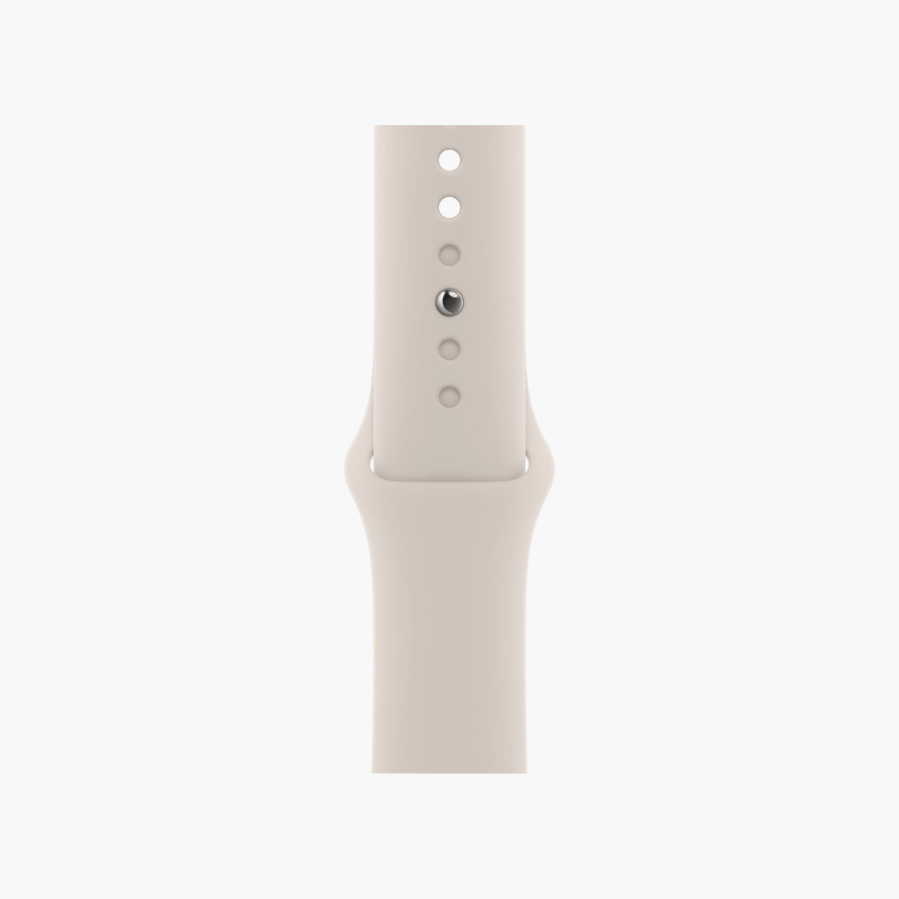 ساعة ابل SE GPS 44 مم - علبة ألومنيوم فضي متوسطة / كبيرة مع سوار رياضي أزرق عاصفة | MREE3QAA-electronics-smartwatches-image-5