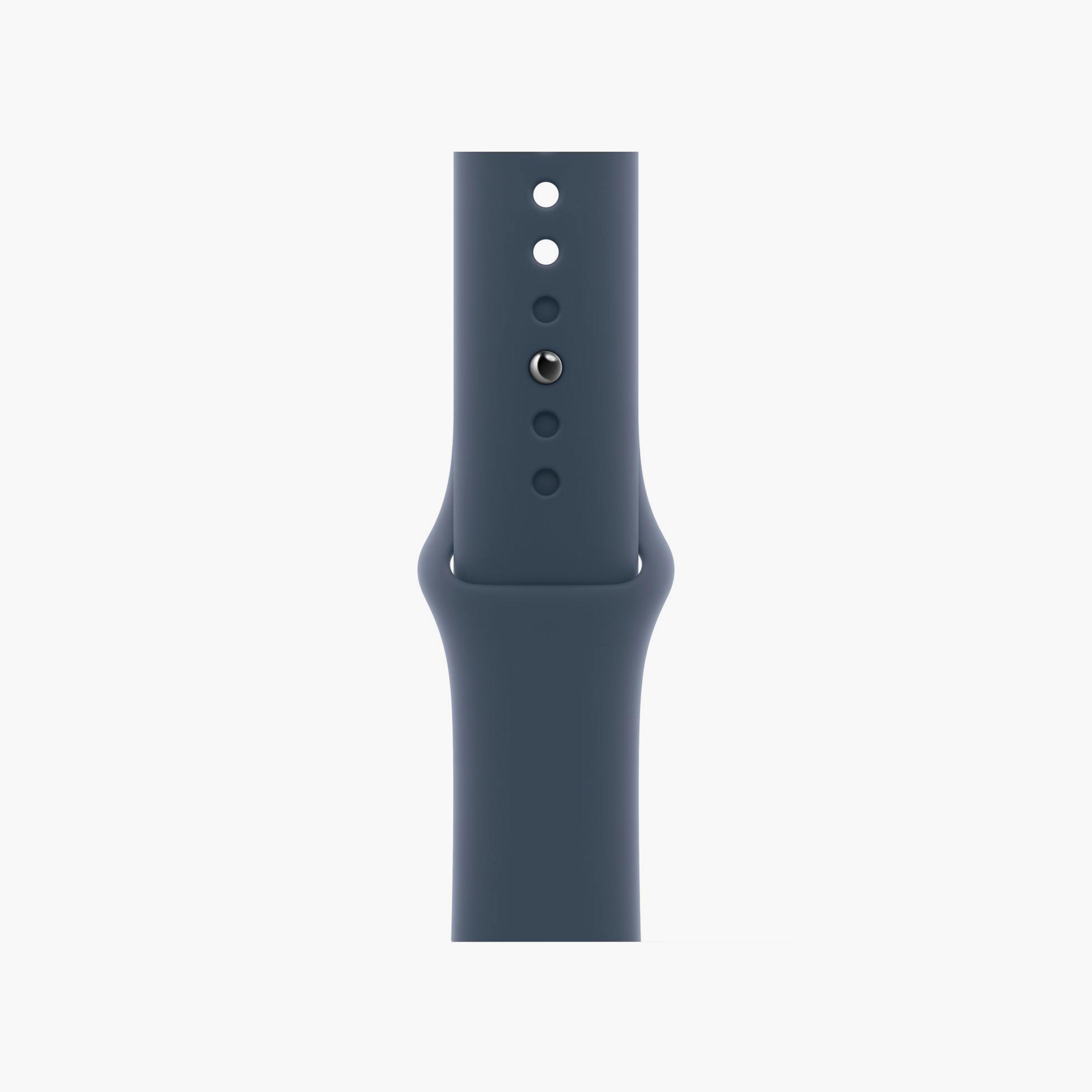 Apple Watch SE GPS 44mm - هيكل متوسط / كبير من الألومنيوم منتصف الليل مع سوار رياضي منتصف الليل | MRE93QAA-electronics-smartwatches-image-5