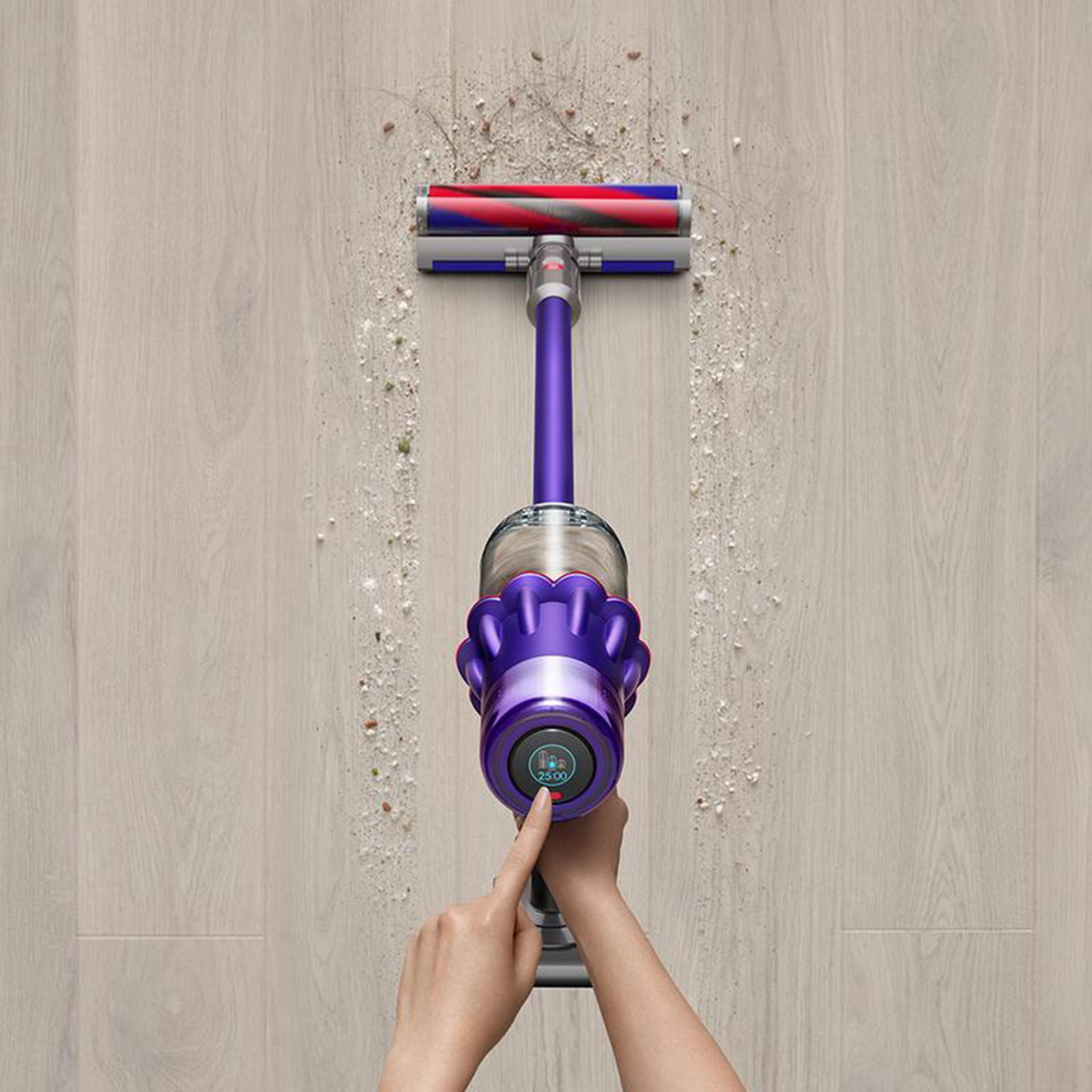مكنسة دايسون الكهربائية الرقمية الرقيقة اللاسلكية الإضافية باللون الأرجواني | V18 SLIM FLUFFY XTR IR-PU-household-appliances-homeappliances-vacuumcleaners-image-3