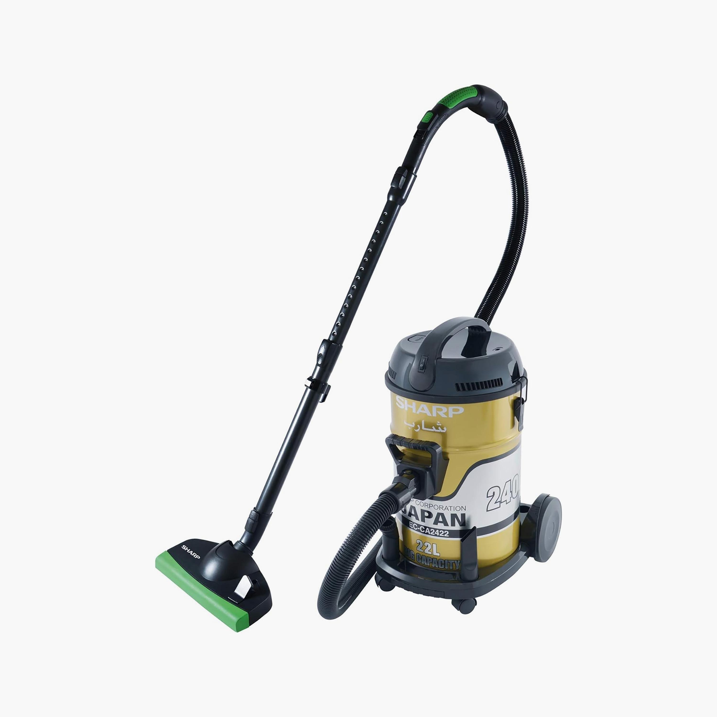 Sharp 22L Heavy Duty Drum-Barrel Copper Motor Vacuum Cleaner Gold | EC-CA2422-Z-household-appliances-homeappliances-vacuumcleaners-image-1