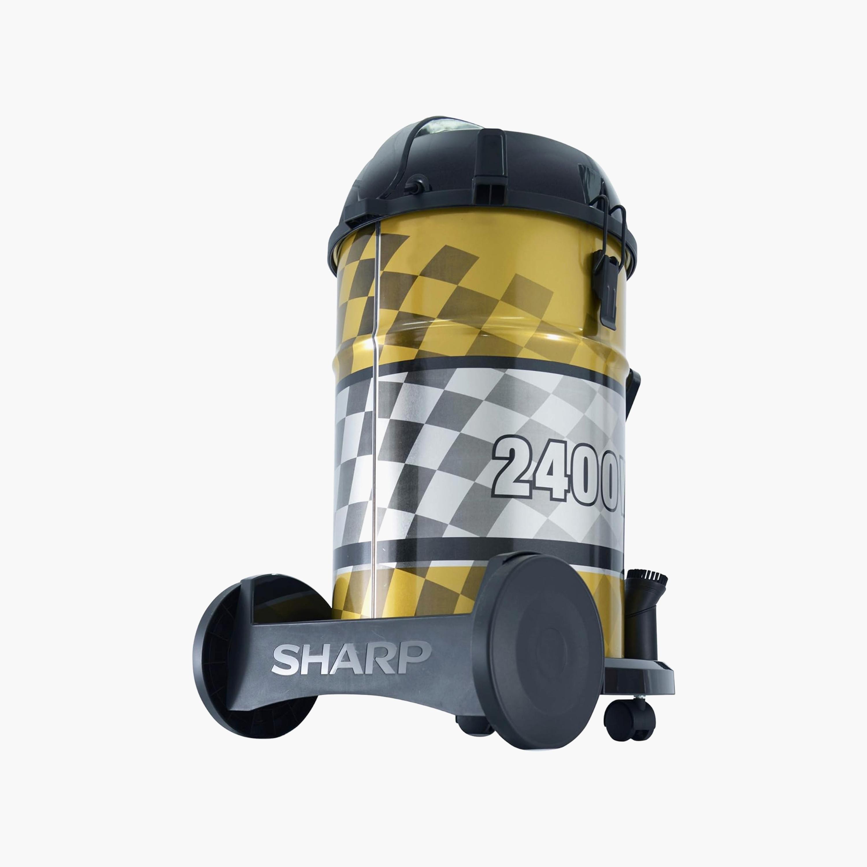 Sharp 22L Heavy Duty Drum-Barrel Copper Motor Vacuum Cleaner Gold | EC-CA2422-Z-household-appliances-homeappliances-vacuumcleaners-image-3