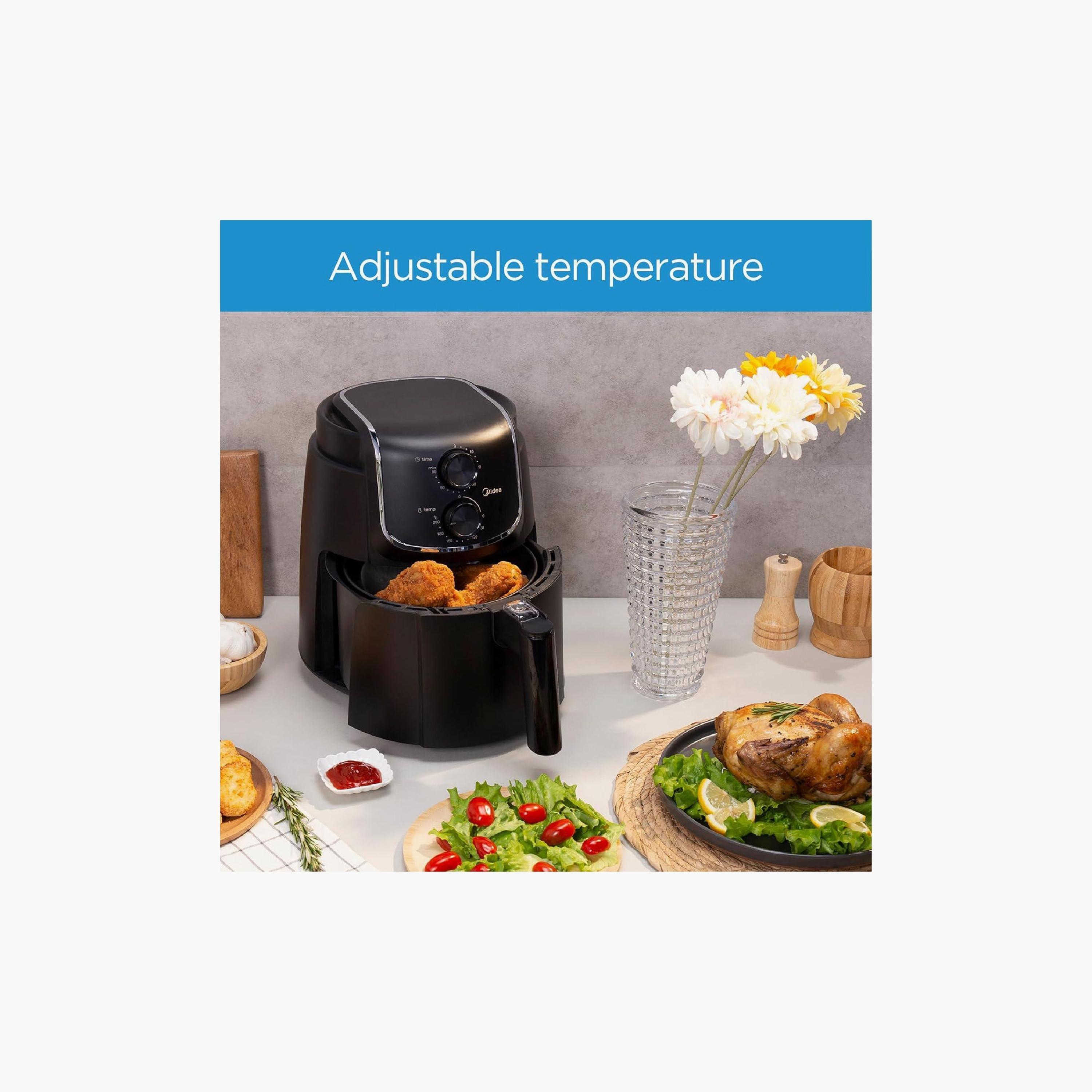 مقلاة هوائية رقمية باللون الاسود من ميديا | MFTN40D2-household-appliances-kitchenappliances-foodprocessors-image-5