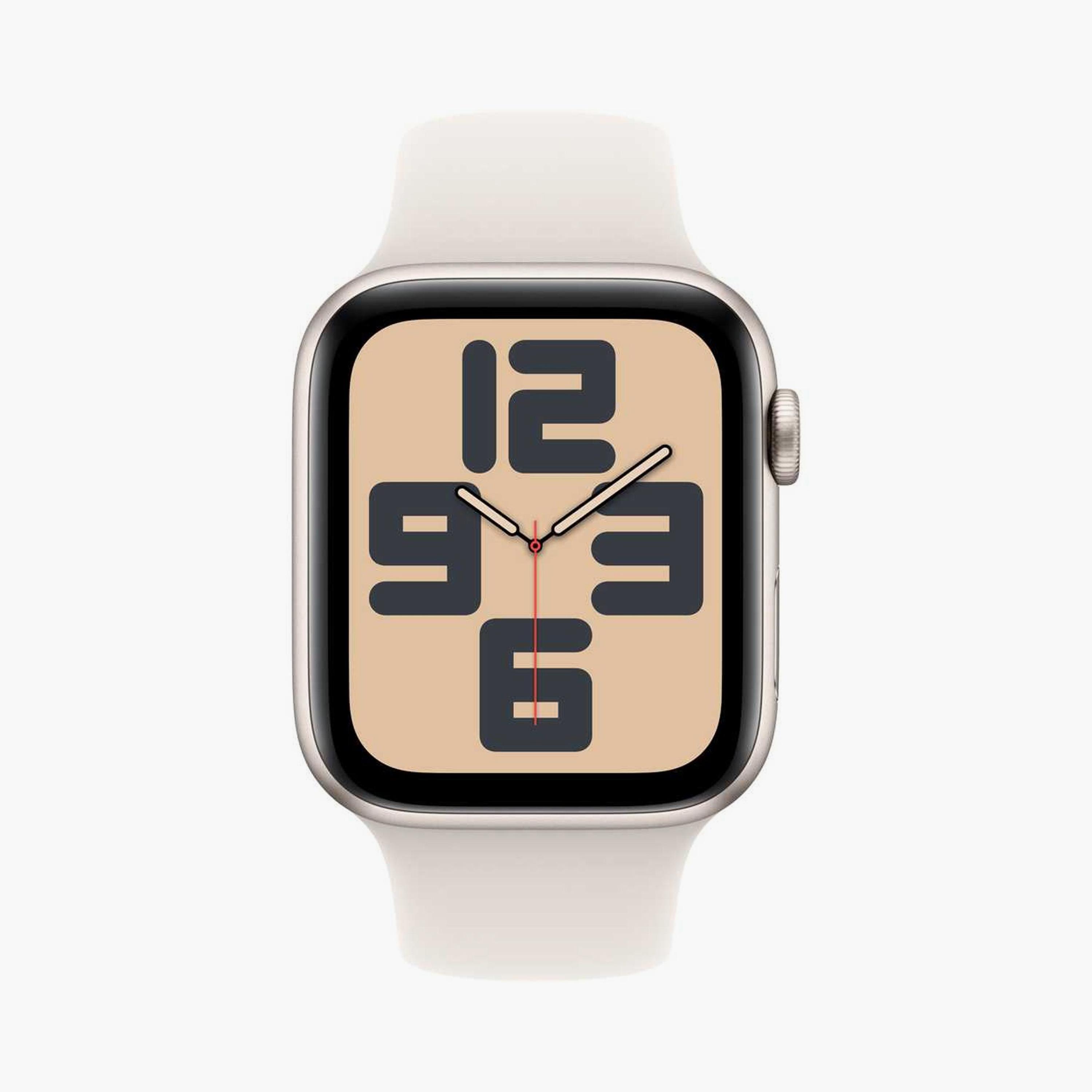 Apple Watch Series 10 GPS + Cellular 42mm Gold Titanium Case with Starlight Sport Band-electronics-smartwatches-image-2