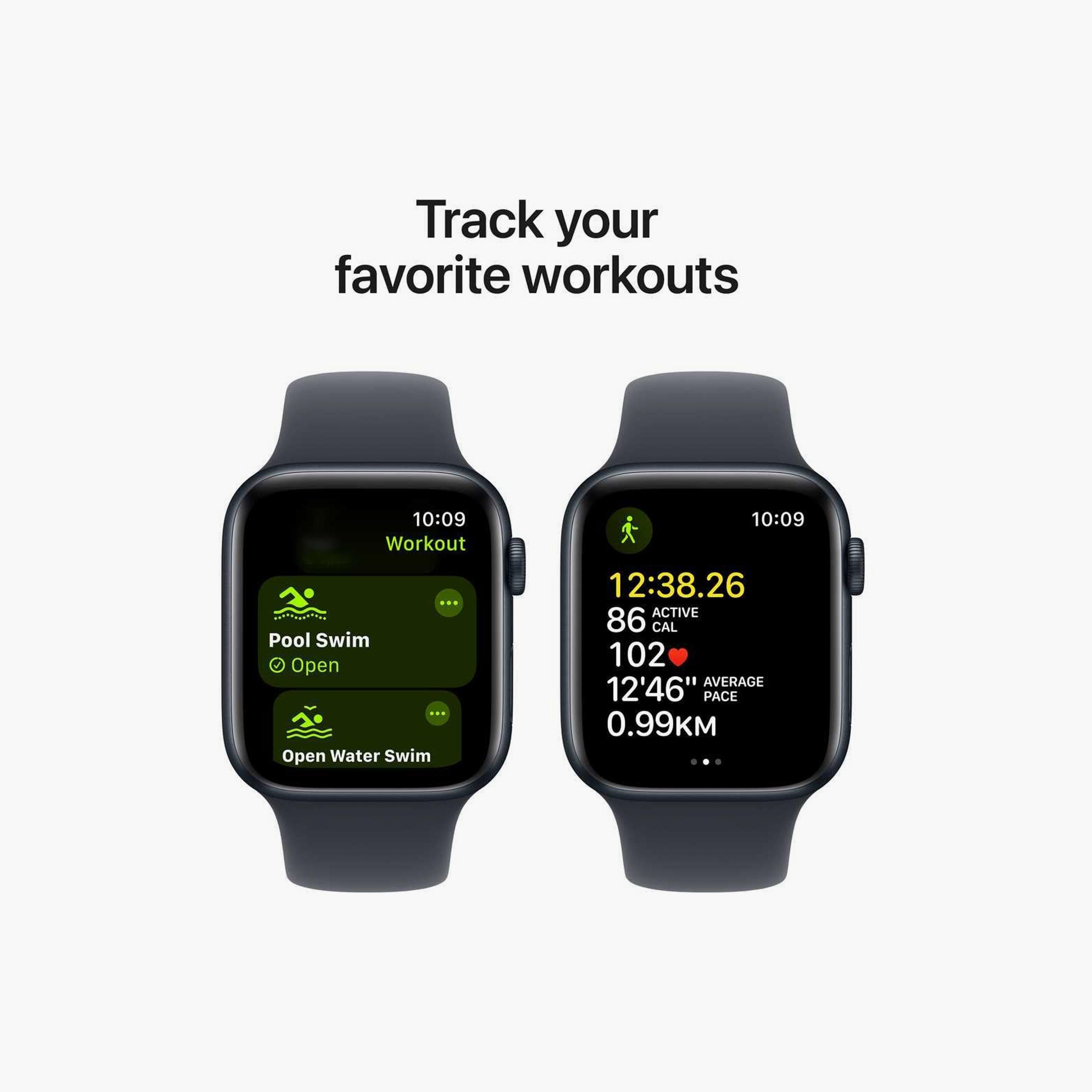 ساعة أبل SE GPS + خلوي 40 مم هيكل ألومنيوم منتصف الليل مع سوار رياضي منتصف الليل-electronics-smartwatches-image-6