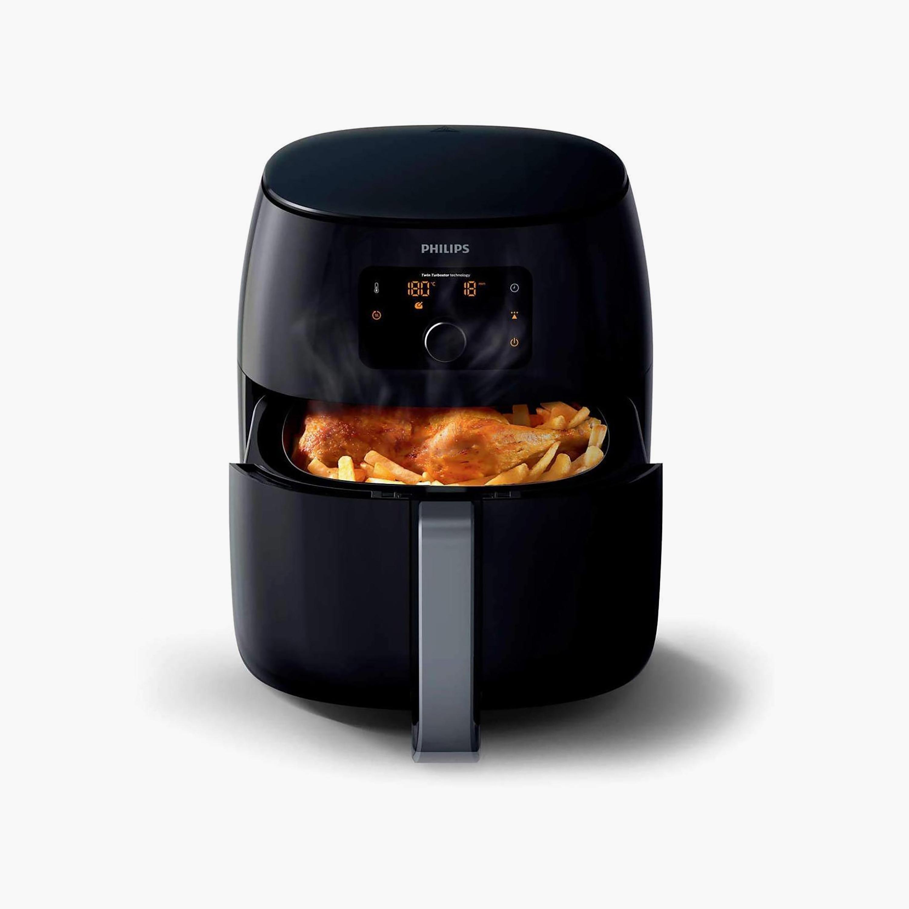 مقلاة فيليبس الهوائية من مجموعة افانس سعة 1.4 كجم باللون الأسود | HD9650-90-household-appliances-kitchenappliances-foodprocessors-image-3