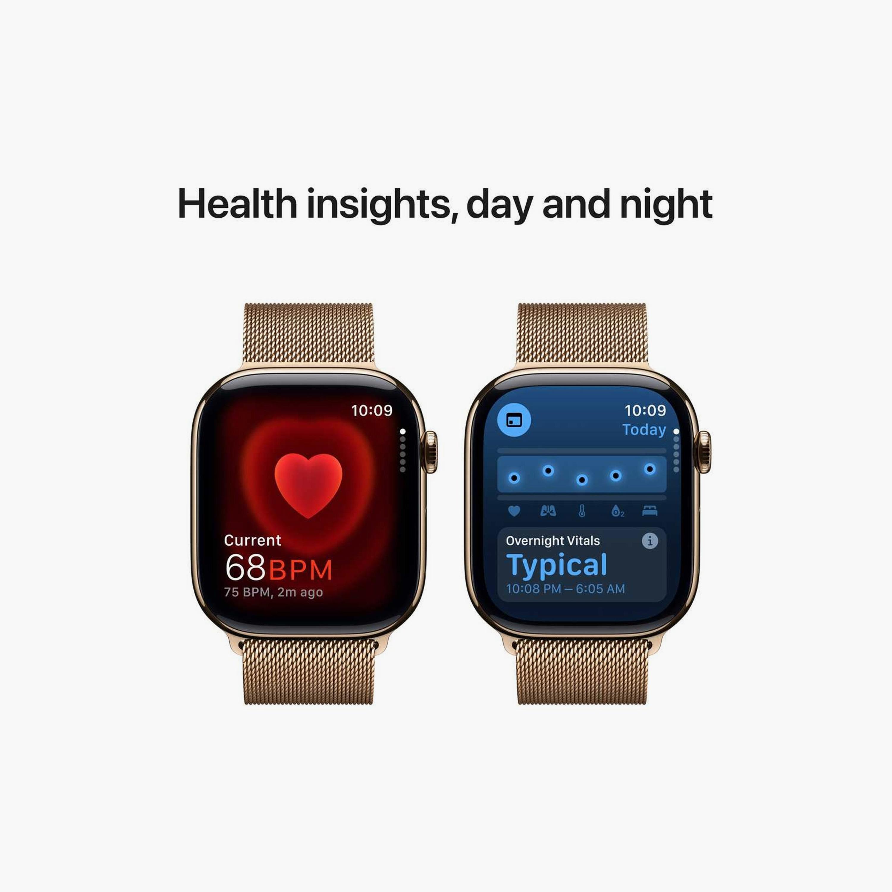 ساعة ابل SE GPS + جراب ألومنيوم خلوي 40 ملم ستارلايت مع سوار رياضي ستارلايت-electronics-smartwatches-image-4