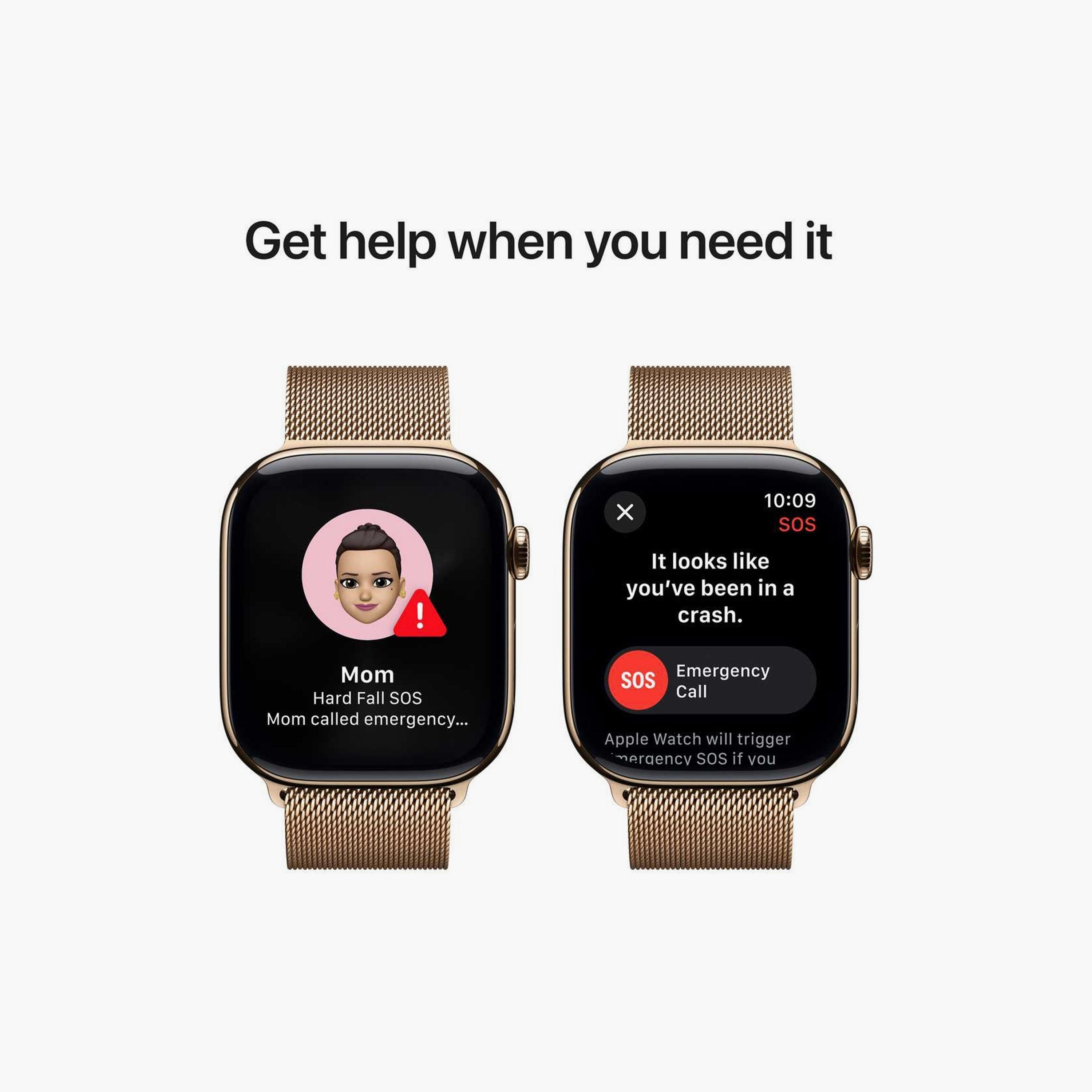 ساعة ابل SE GPS + جراب ألومنيوم خلوي 40 ملم ستارلايت مع سوار رياضي ستارلايت-electronics-smartwatches-image-5