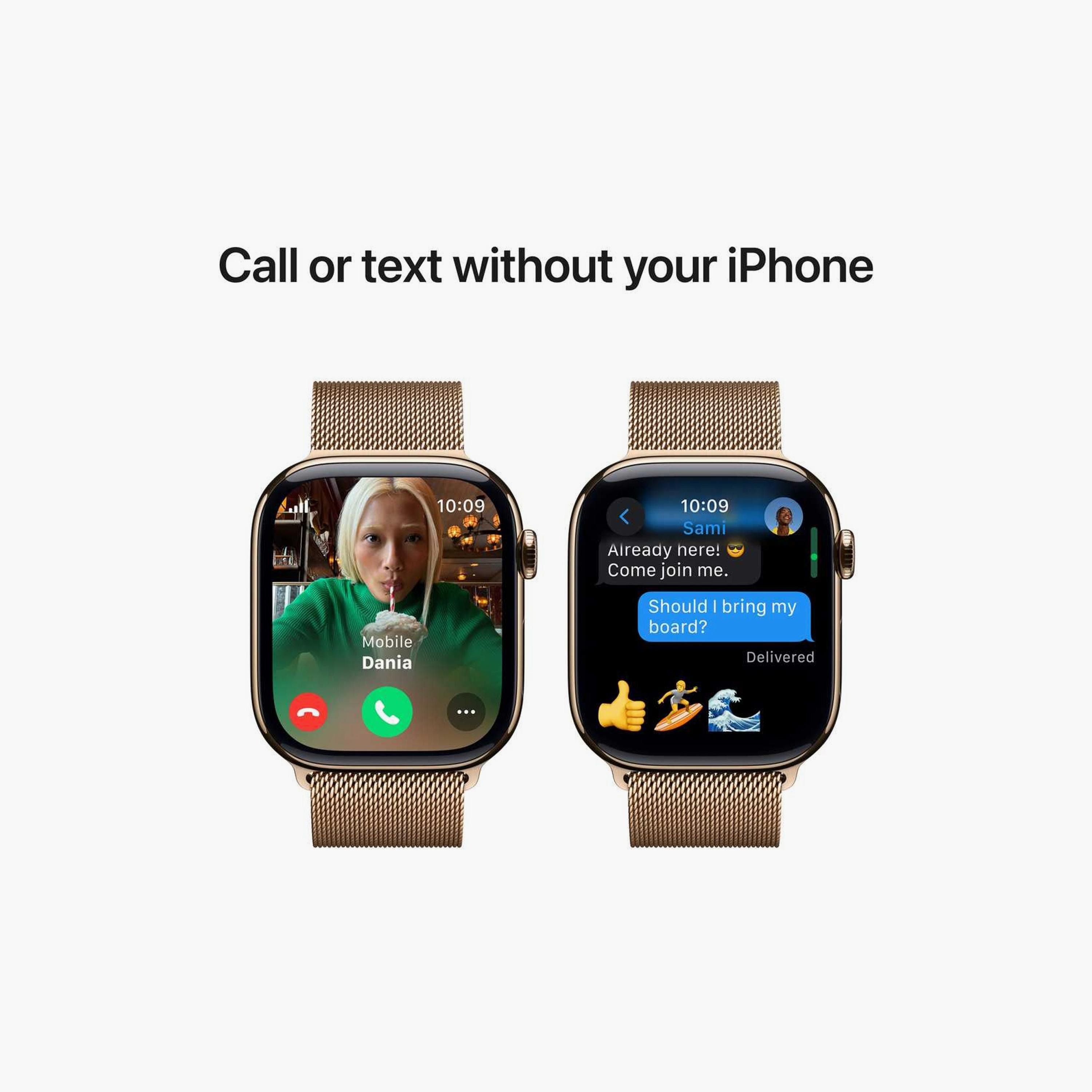 ساعة ابل SE GPS + جراب ألومنيوم خلوي 40 ملم ستارلايت مع سوار رياضي ستارلايت-electronics-smartwatches-image-6