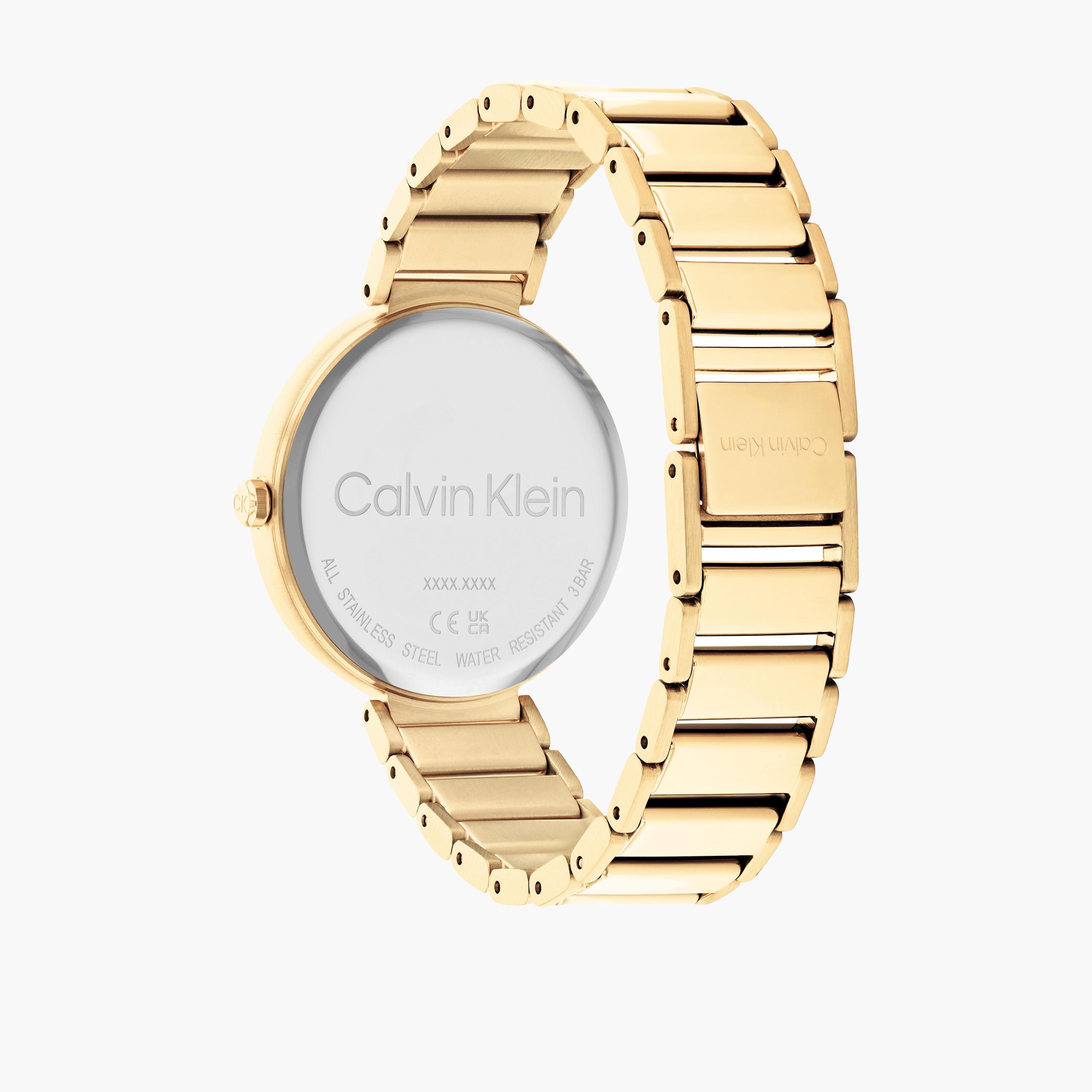 كالفين كلين-  ساعة نسائية سوار ستانلس ستيل بقطر 36 مم باللون الأسود | 25200136-women-watchesandjewellery-watches-image-3