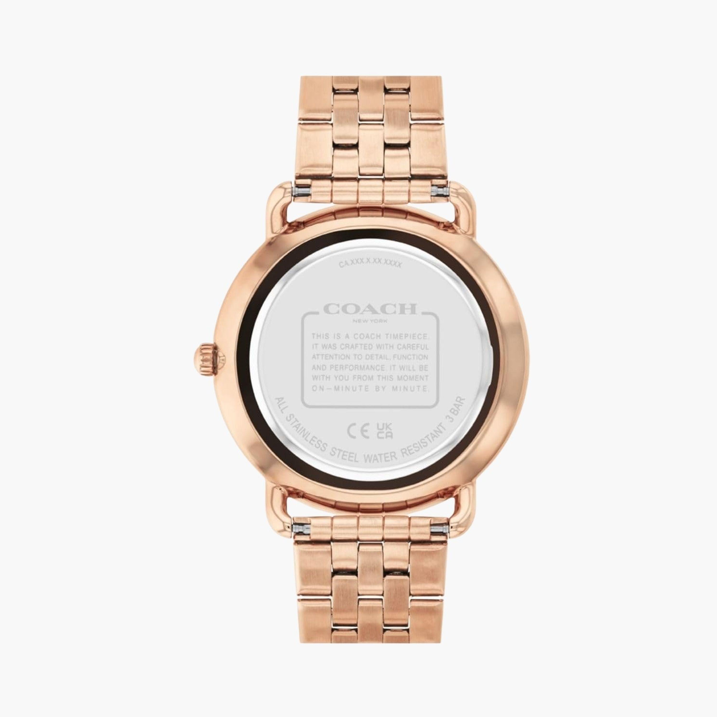 كوتش-  ساعة نسائية سوار ستانلس ستيل تناظري ذهبي مقاس 41 مم | 14504296-women-watchesandjewellery-watches-image-3