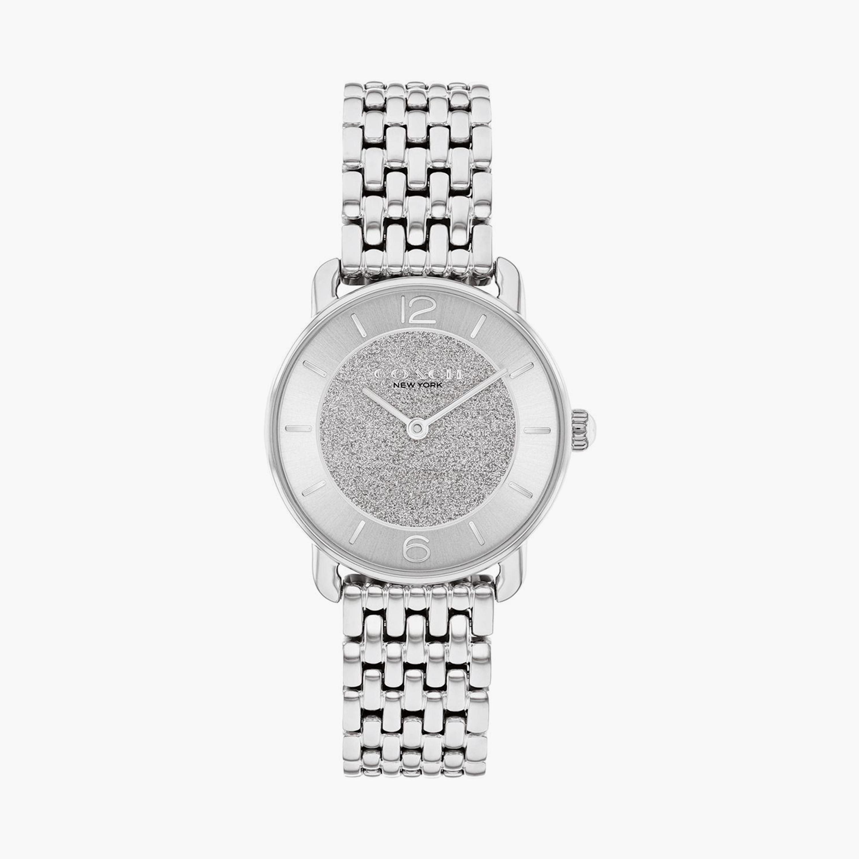 كوتش-  ساعة نسائية سوار ستانلس ستيل بقطر 28 مم باللون الفضي | 14504369-women-watchesandjewellery-watches-image-1