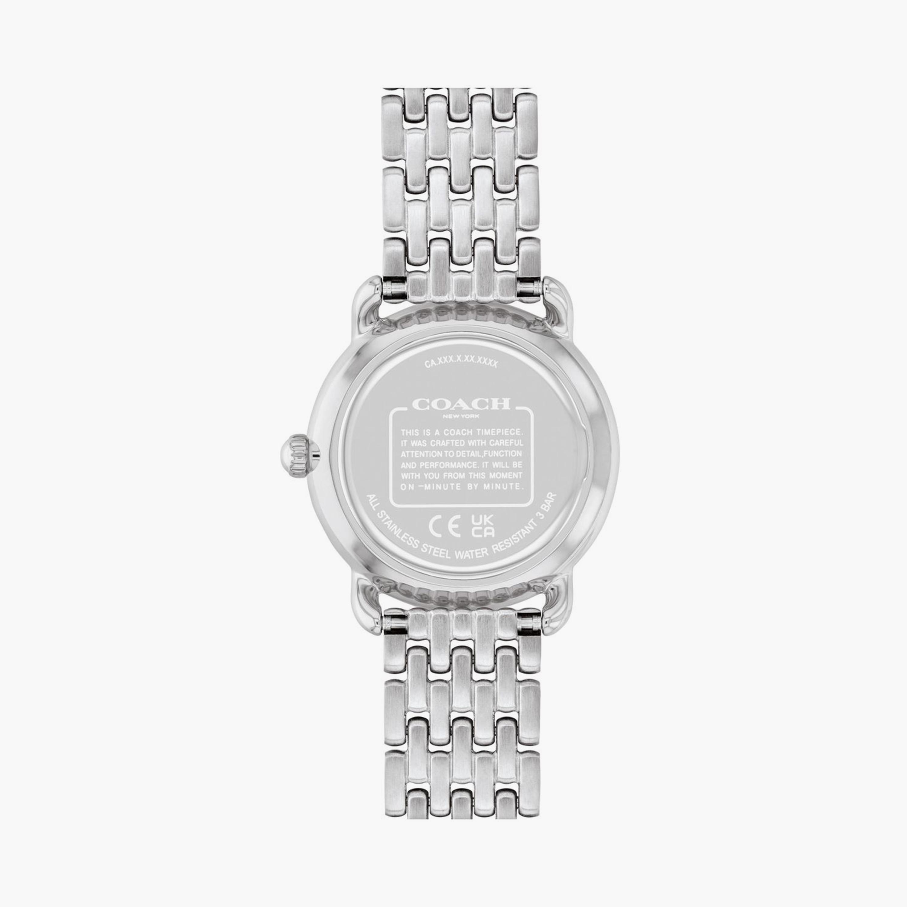 كوتش-  ساعة نسائية سوار ستانلس ستيل بقطر 28 مم باللون الفضي | 14504369-women-watchesandjewellery-watches-image-3