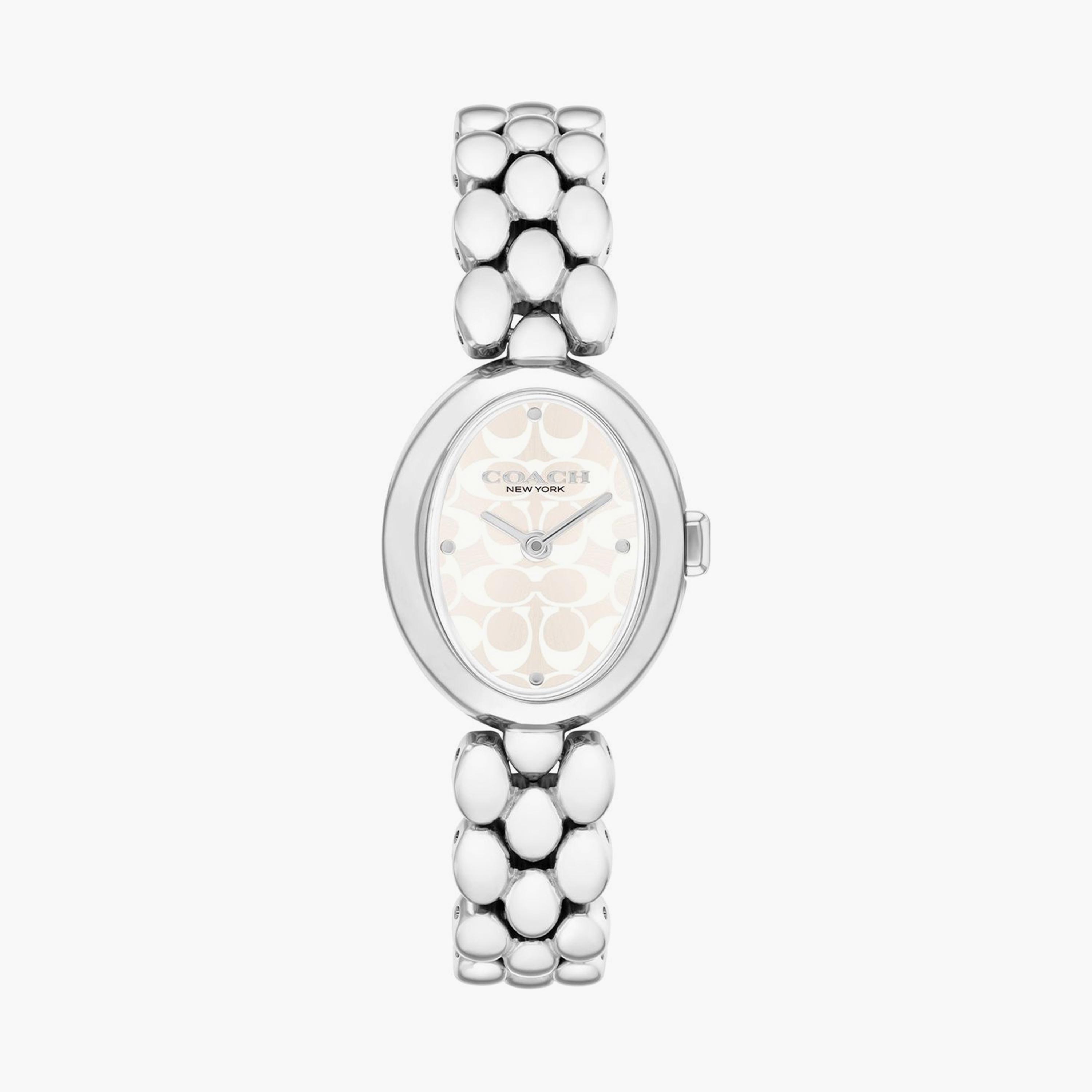 كوتش-  ساعة تناظرية نسائية سوار ستانلس ستيل متعدد الألوان مقاس 23 مم | 14504416-women-watchesandjewellery-watches-image-1