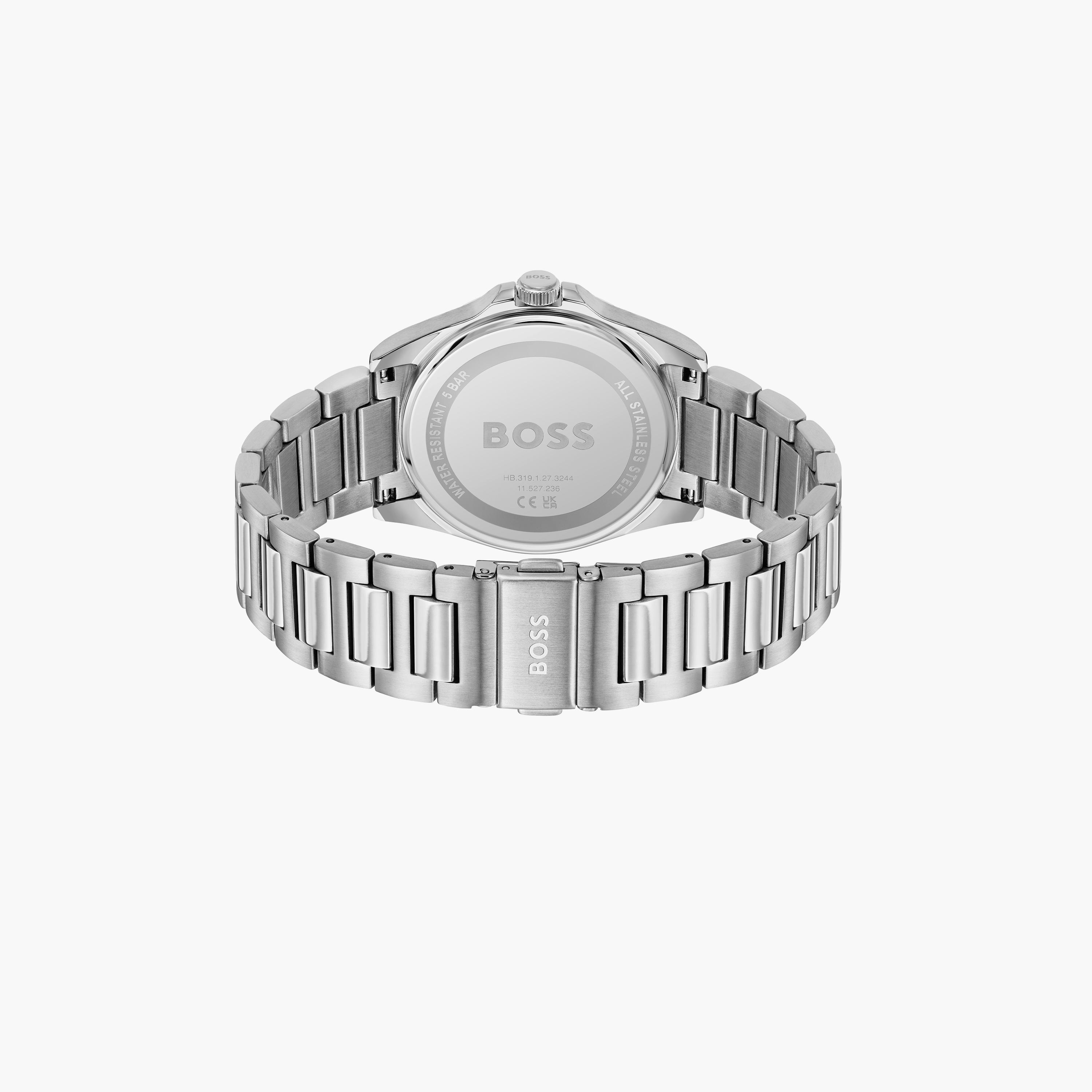 هوغو بوس-  ساعة تناظرية رجالية 41 مم سوار ستانلس ستيل لون الأسود | 1514170-men-watchesandjewellery-watches-image-3