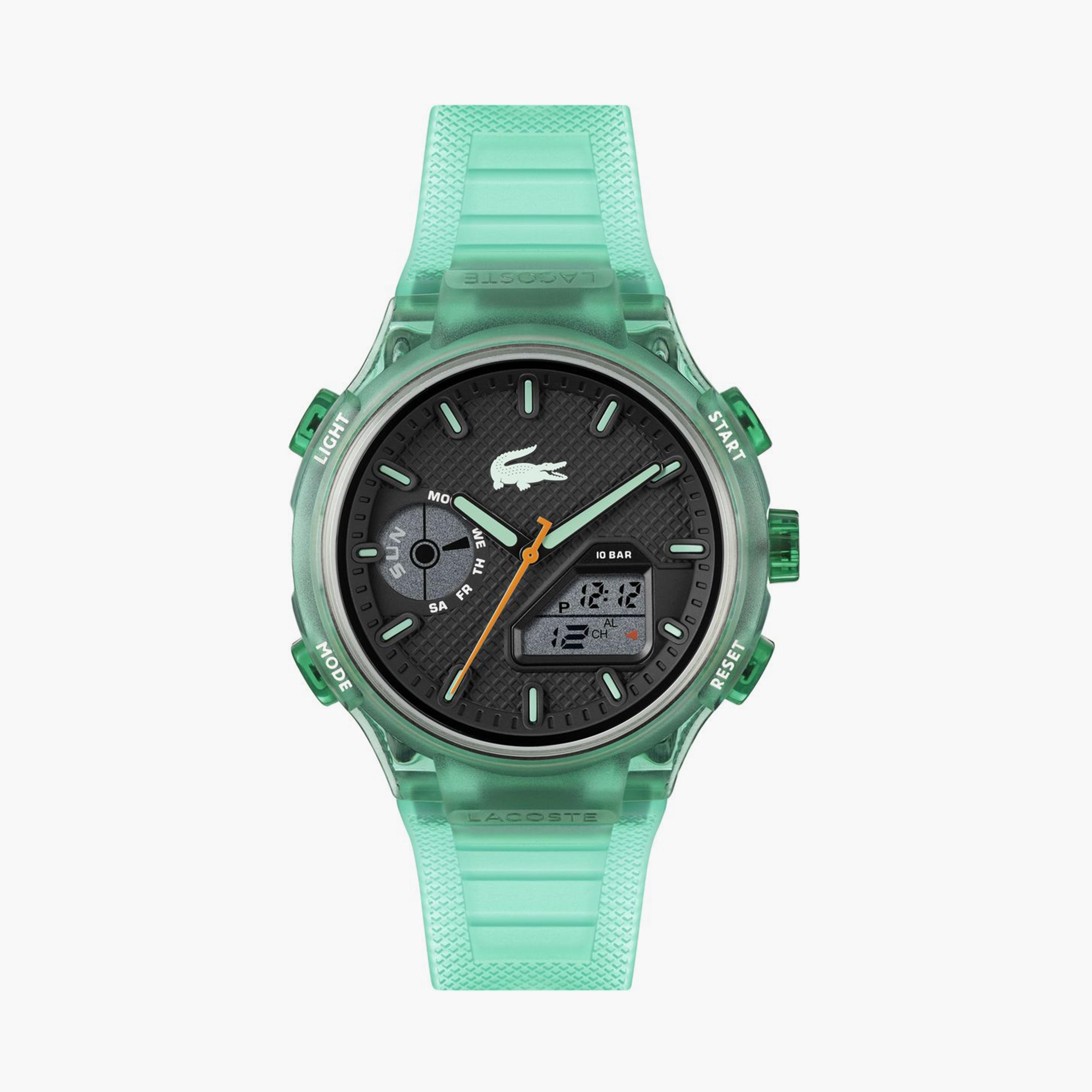لاكوست-  ساعة تناظرية رجالية 44 مم رقمية سوداء سوار سيليكون | 2011392-men-watchesandjewellery-watches-image-1