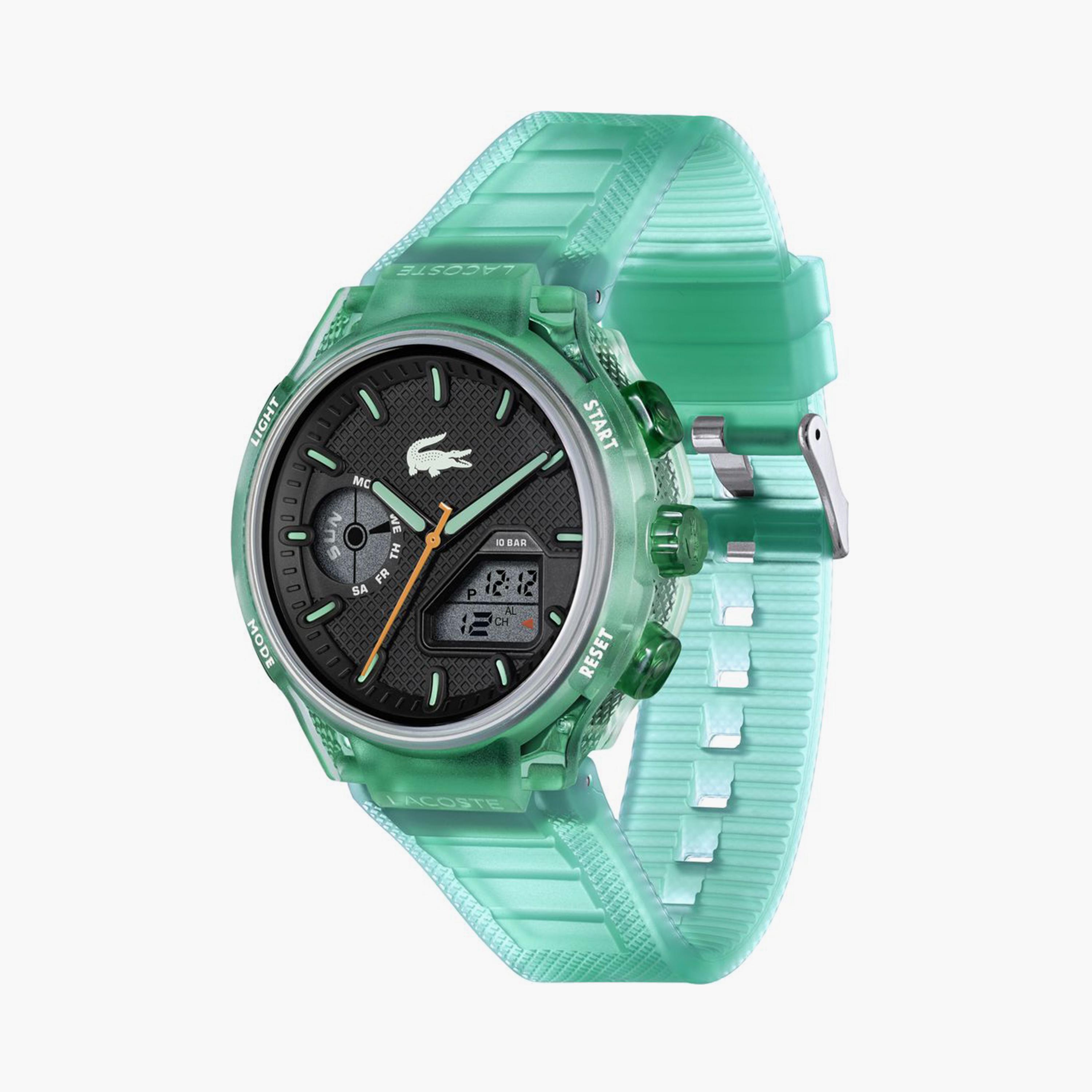 لاكوست-  ساعة تناظرية رجالية 44 مم رقمية سوداء سوار سيليكون | 2011392-men-watchesandjewellery-watches-image-2