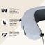 DONETELLA Memory Foam Portable Neck Support Travel Pillow - 29x29 cm-InfluencerCodes_Ramadan26_All_20012026-image-4