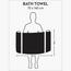 DONETELLA 600 GSM Bath Towel - 70x140 cm-household-bathandlaundry-bathlinen-towels-image-6