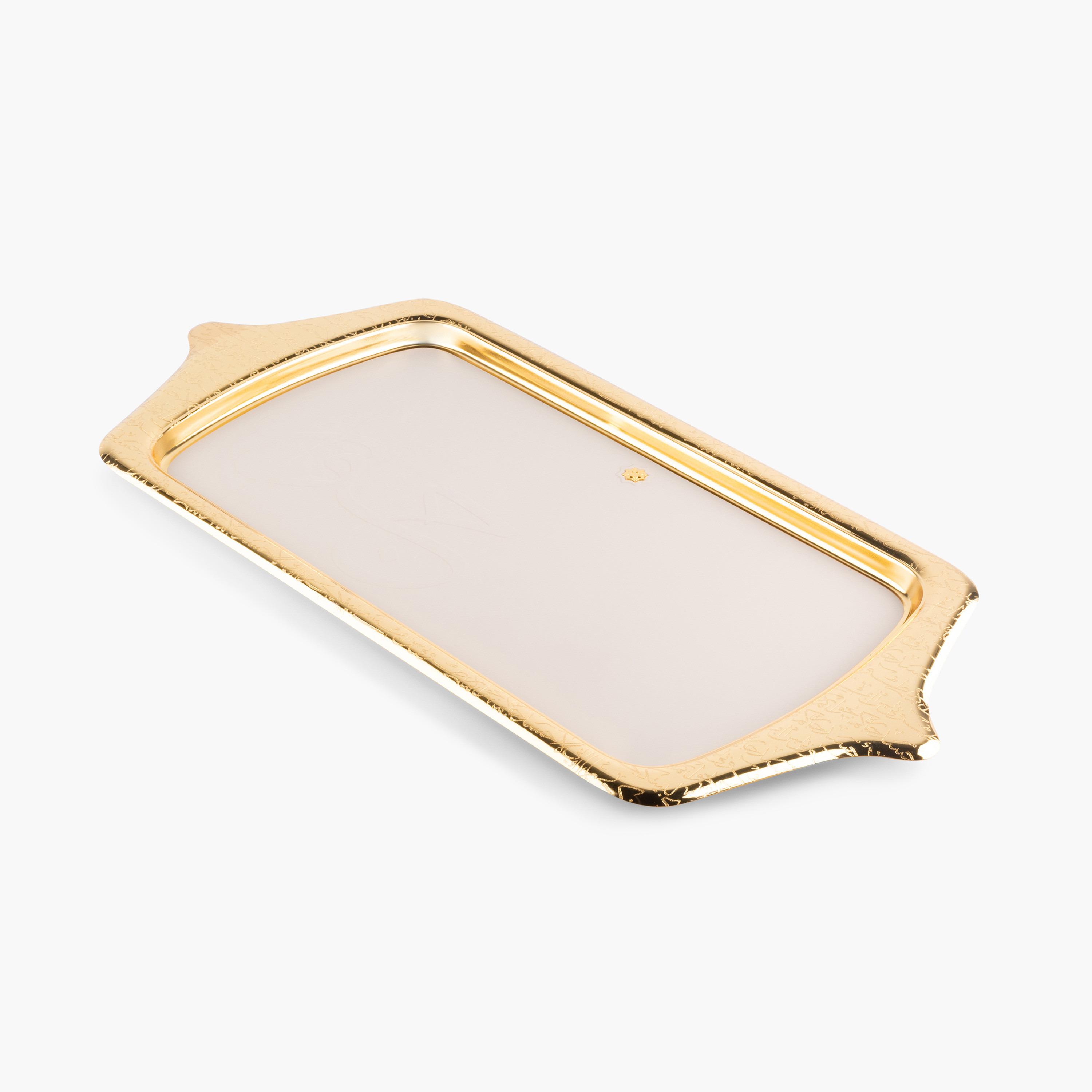 Jiwar Embossed Serving Tray with Handles-household-dining-serveware-servingtrays-image-3